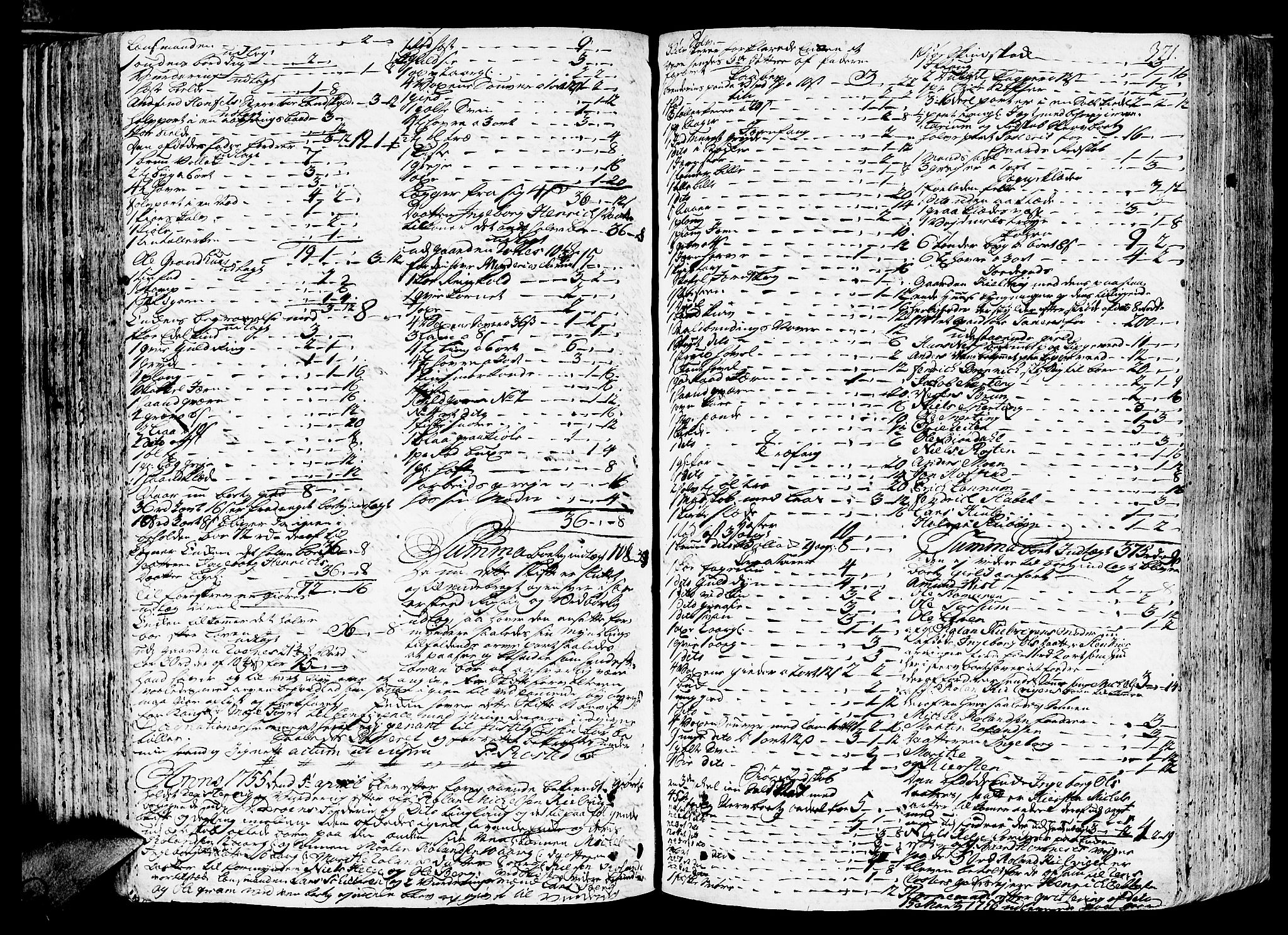 Inderøy sorenskriveri, AV/SAT-A-4147/1/3/3A/L0009: Skifteprotokoll, 1751-1761, s. 370b-371a