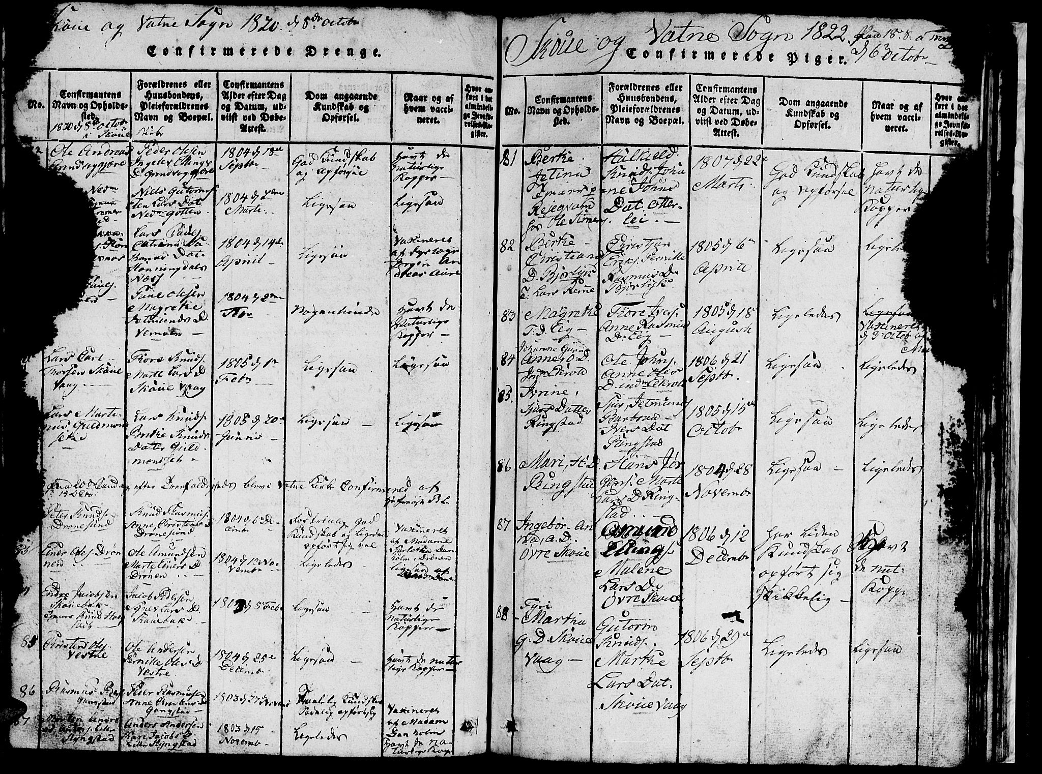 Ministerialprotokoller, klokkerbøker og fødselsregistre - Møre og Romsdal, AV/SAT-A-1454/524/L0360: Klokkerbok nr. 524C01, 1816-1830, s. 239