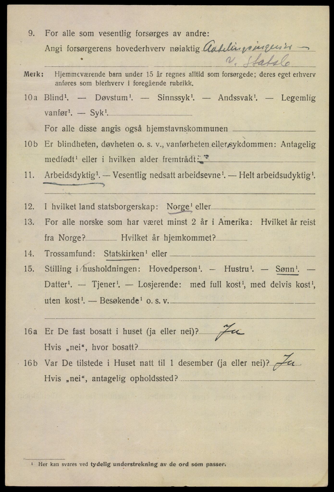 SAKO, Folketelling 1920 for 0801 Kragerø kjøpstad, 1920, s. 5648