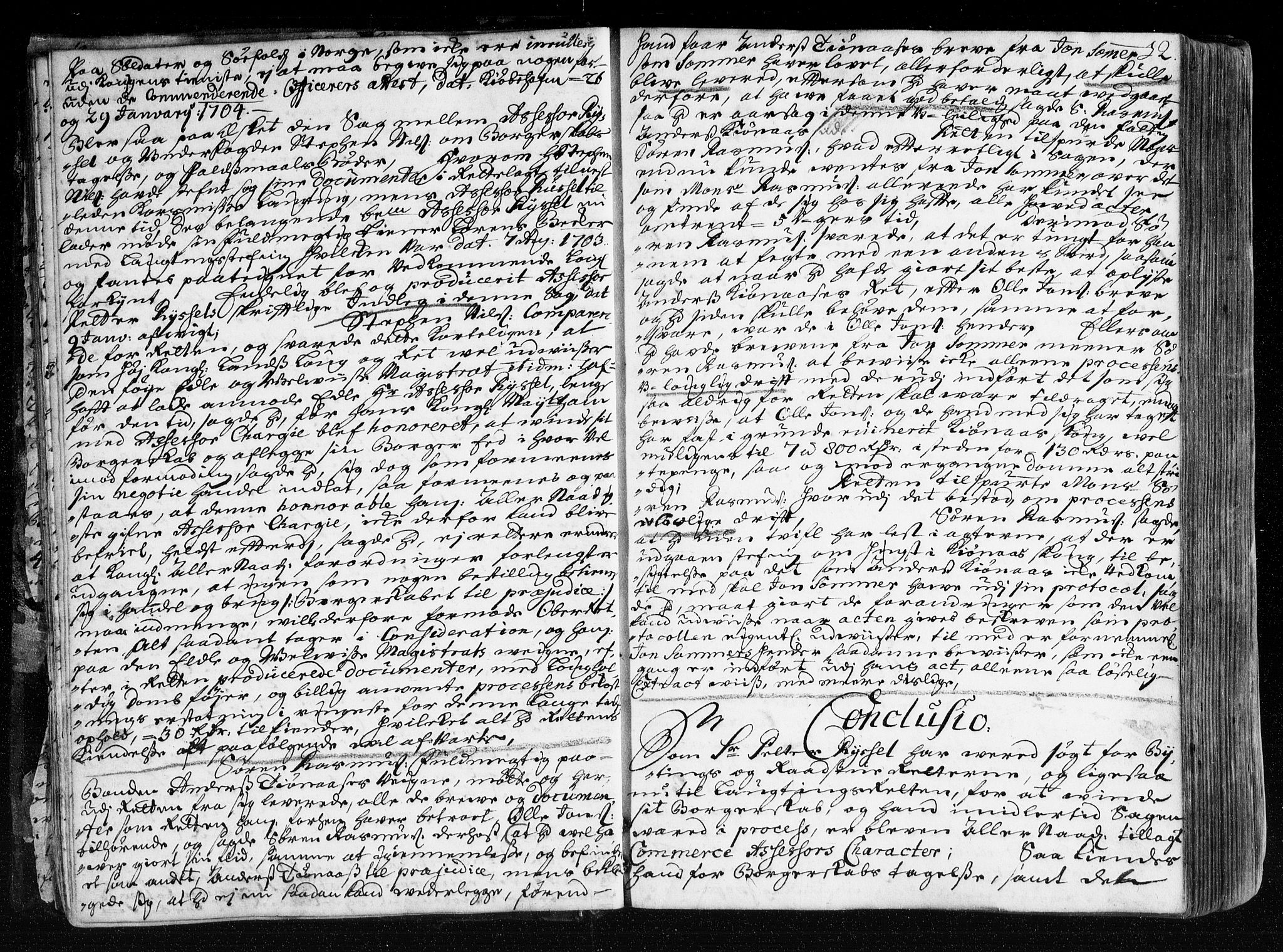 Skien lagting, AV/SAKO-A-803/F/Fa/L0004a: Tingbok, 1704-1710, s. 12