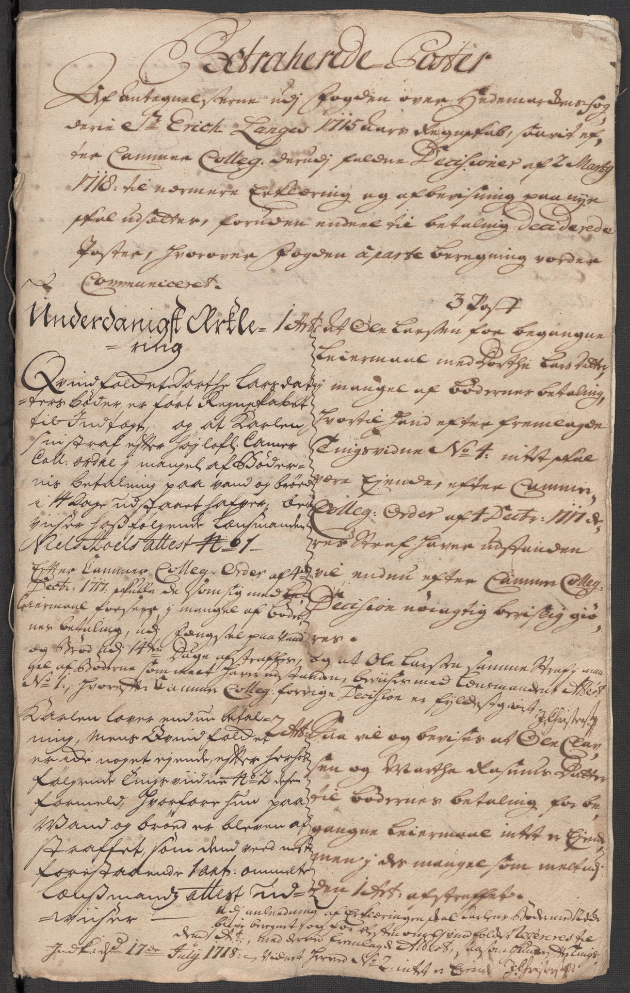Rentekammeret inntil 1814, Reviderte regnskaper, Fogderegnskap, RA/EA-4092/R16/L1054: Fogderegnskap Hedmark, 1715, s. 203