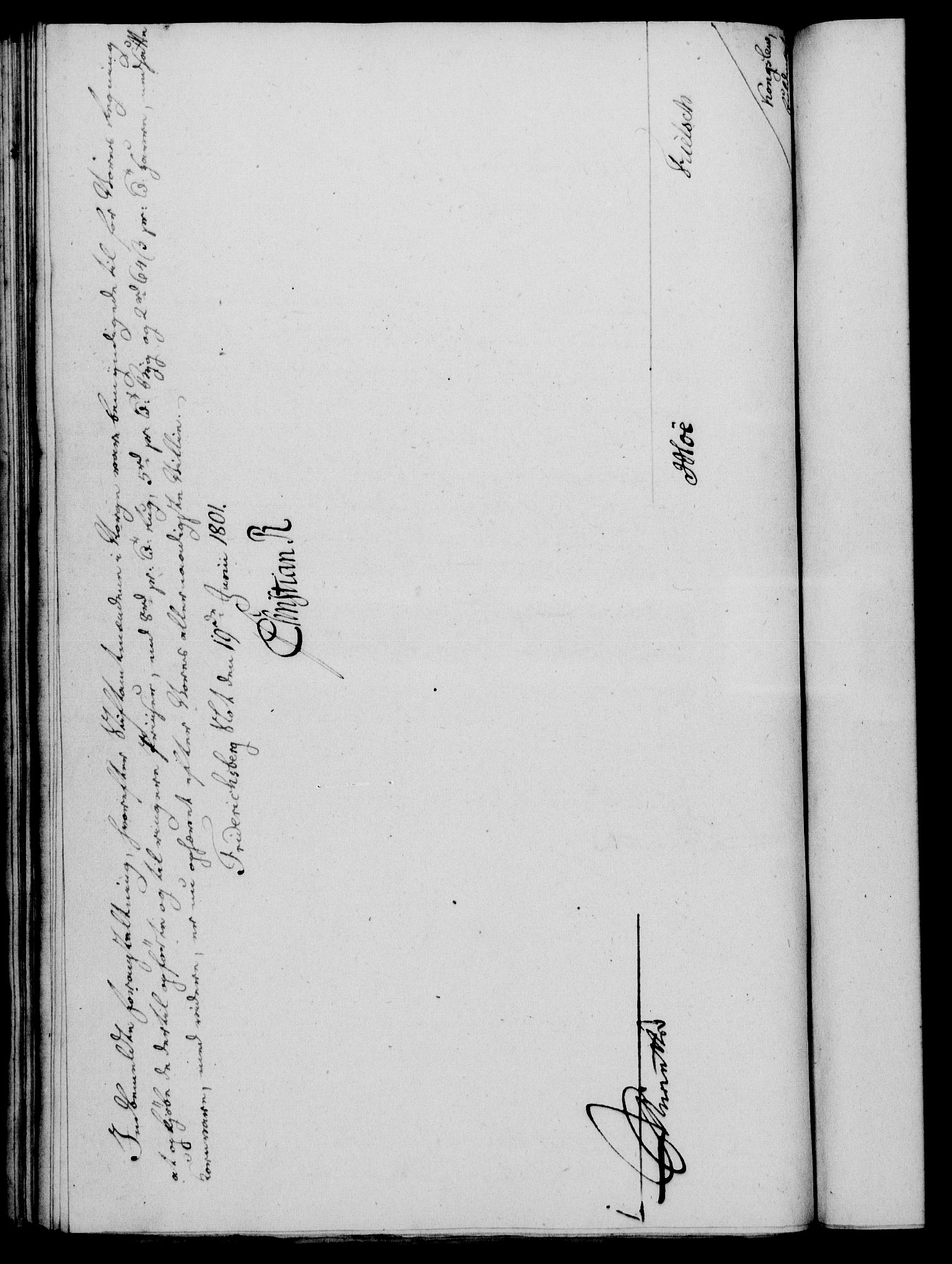 Rentekammeret, Kammerkanselliet, RA/EA-3111/G/Gf/Gfa/L0083: Norsk relasjons- og resolusjonsprotokoll (merket RK 52.83), 1801, s. 397