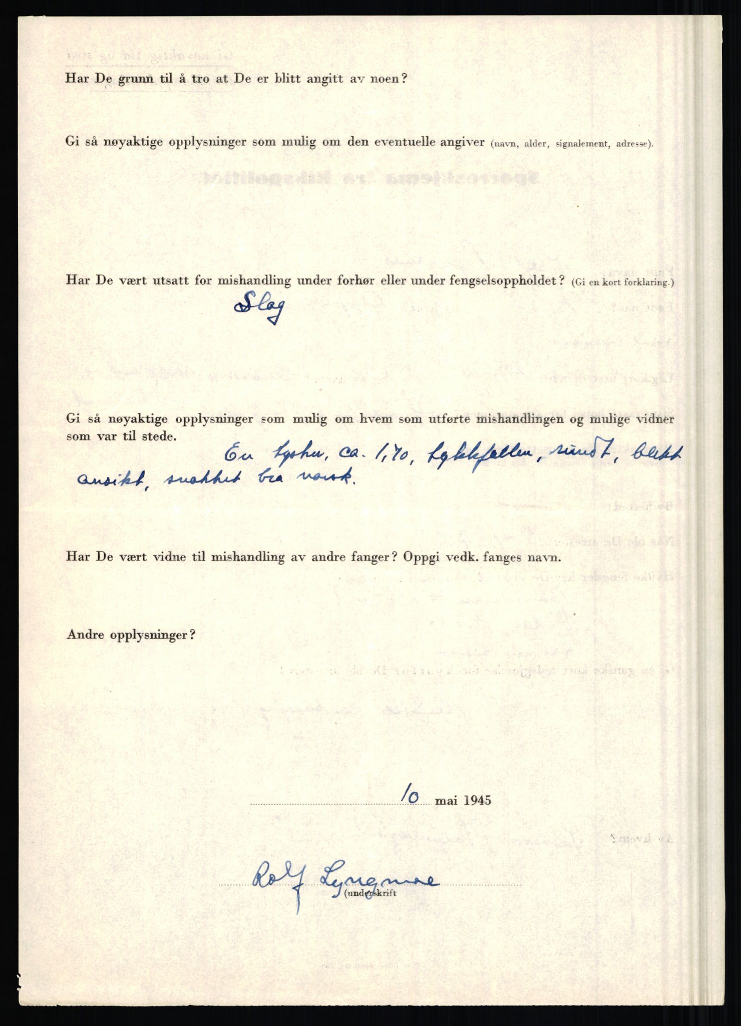 Rikspolitisjefen, AV/RA-S-1560/L/L0011: Lucassen, Oscar Fredrik - Moen, Olav, 1940-1945, s. 200