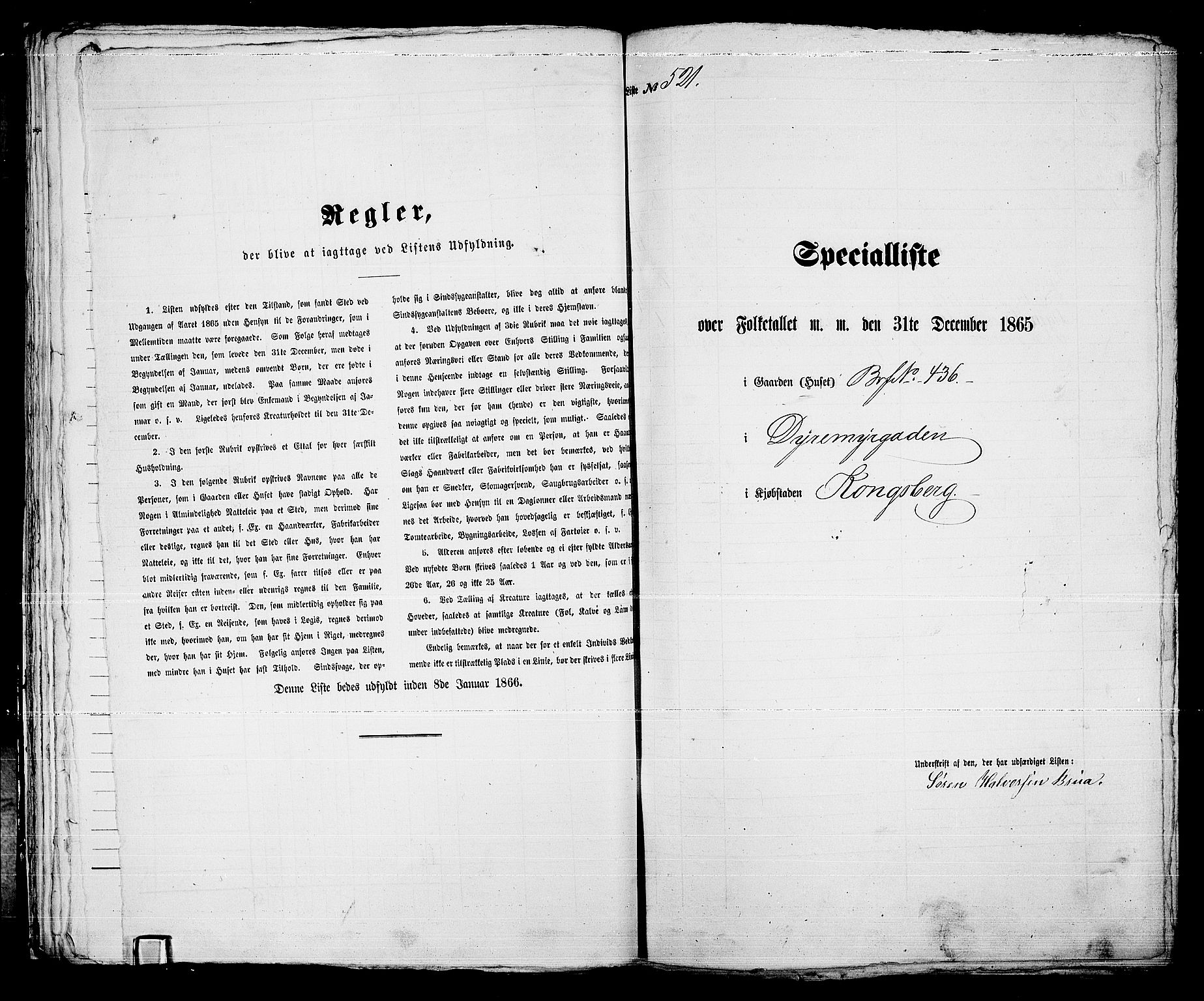 RA, Folketelling 1865 for 0604B Kongsberg prestegjeld, Kongsberg kjøpstad, 1865, s. 1057