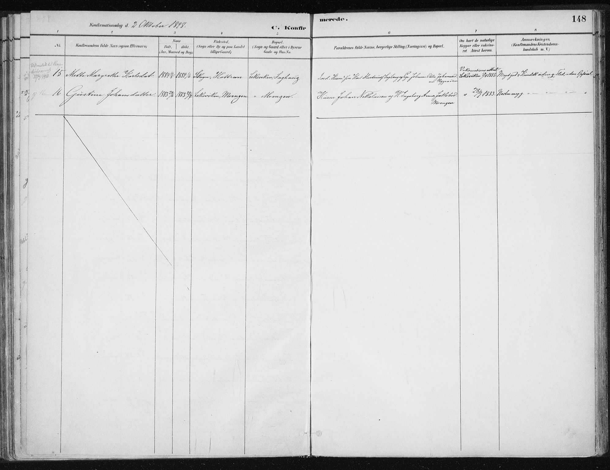 Ministerialprotokoller, klokkerbøker og fødselsregistre - Nord-Trøndelag, AV/SAT-A-1458/701/L0010: Ministerialbok nr. 701A10, 1883-1899, s. 148