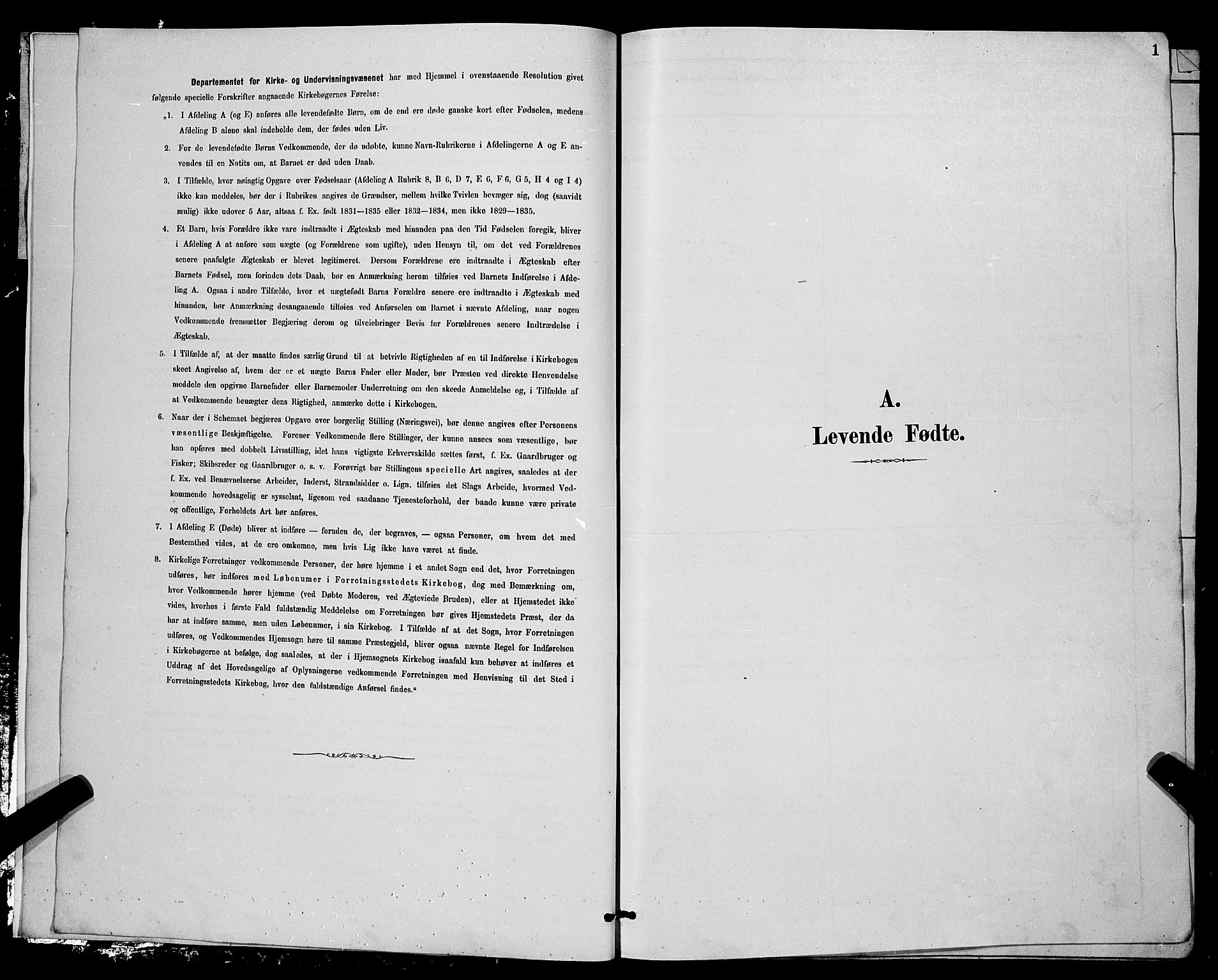 Eidanger kirkebøker, SAKO/A-261/G/Ga/L0002: Klokkerbok nr. 2, 1879-1892, s. 1