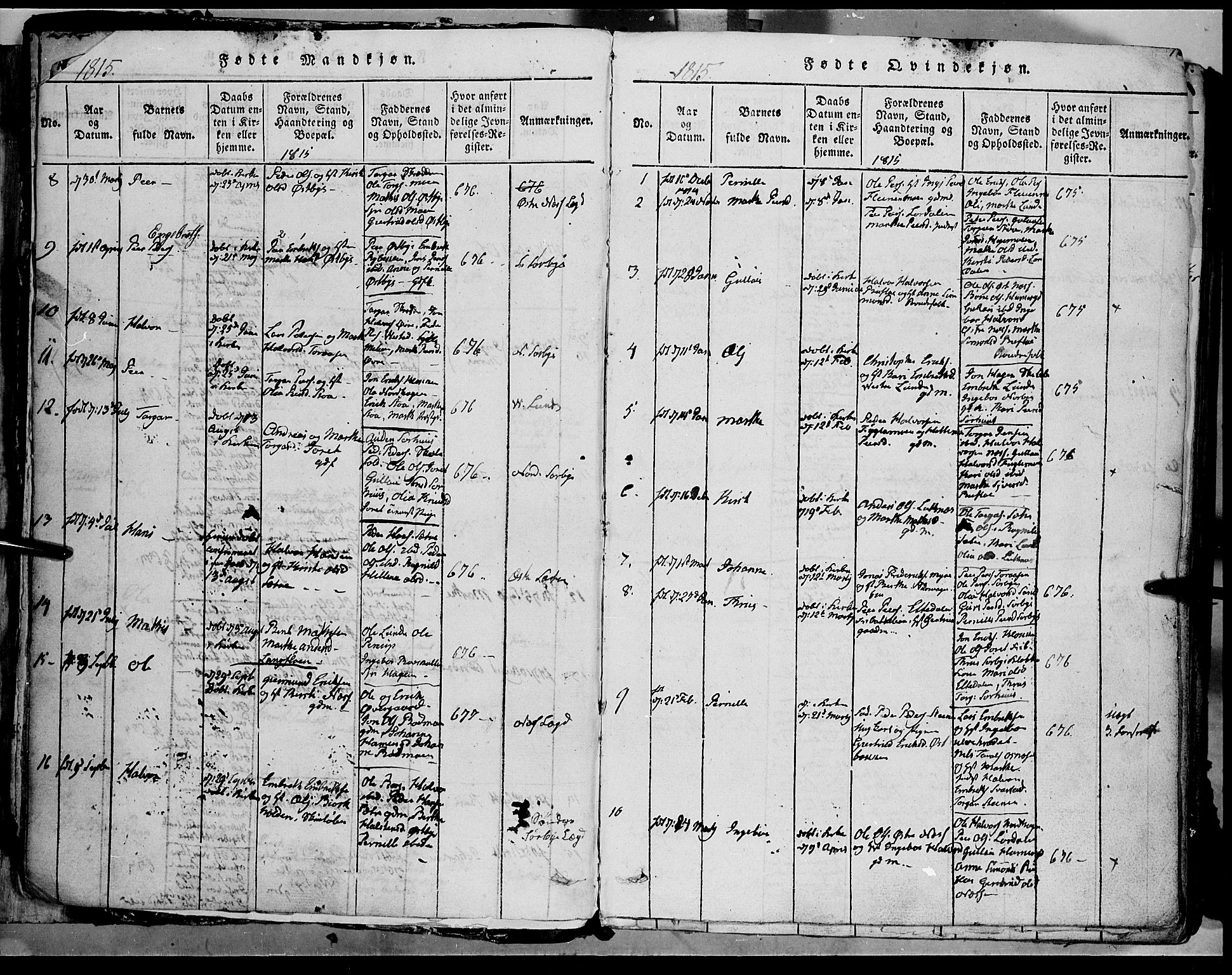 Trysil prestekontor, SAH/PREST-046/H/Ha/Haa/L0003: Ministerialbok nr. 3 /1, 1814-1841, s. 6-7