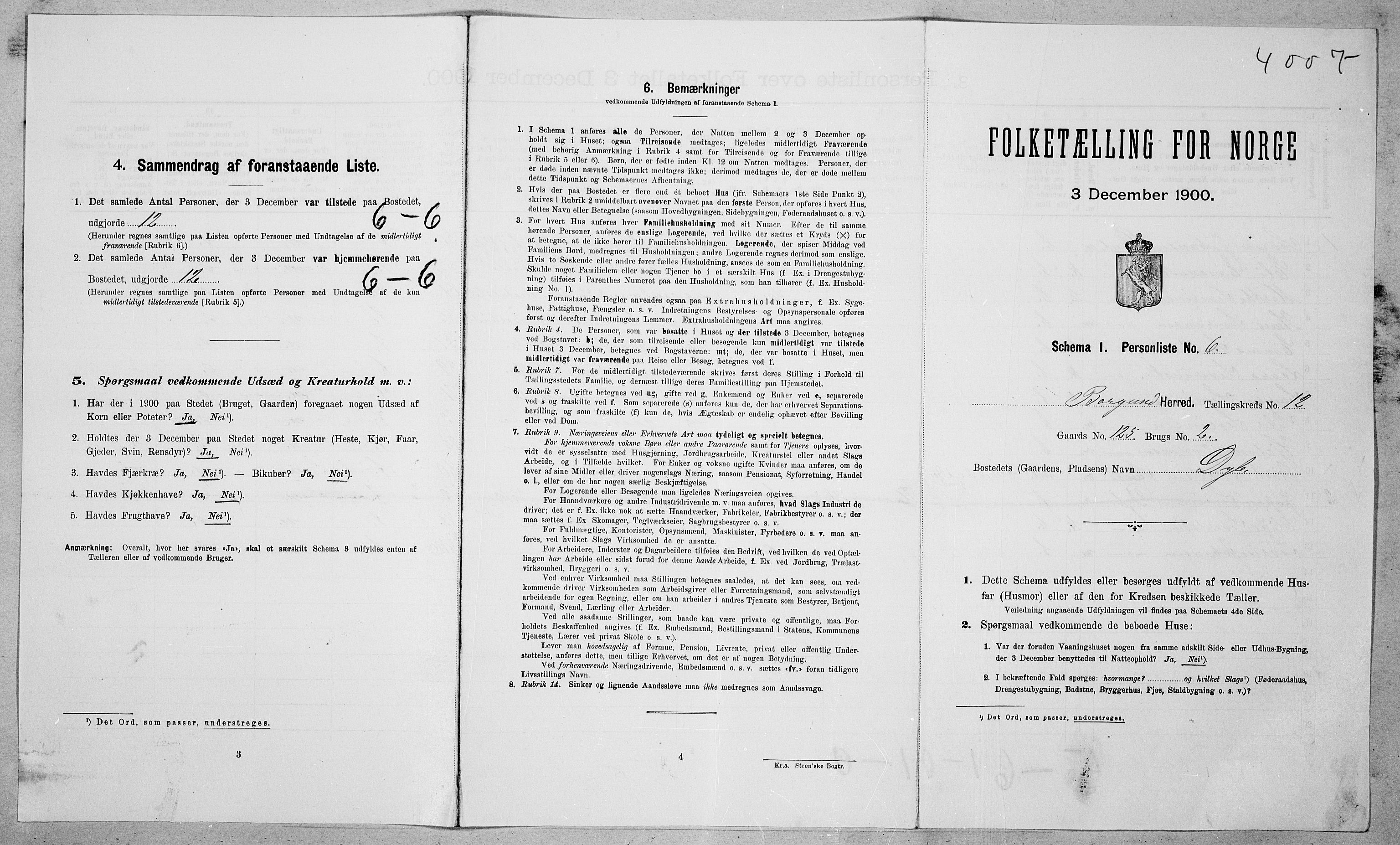 SAT, Folketelling 1900 for 1531 Borgund herred, 1900, s. 1286