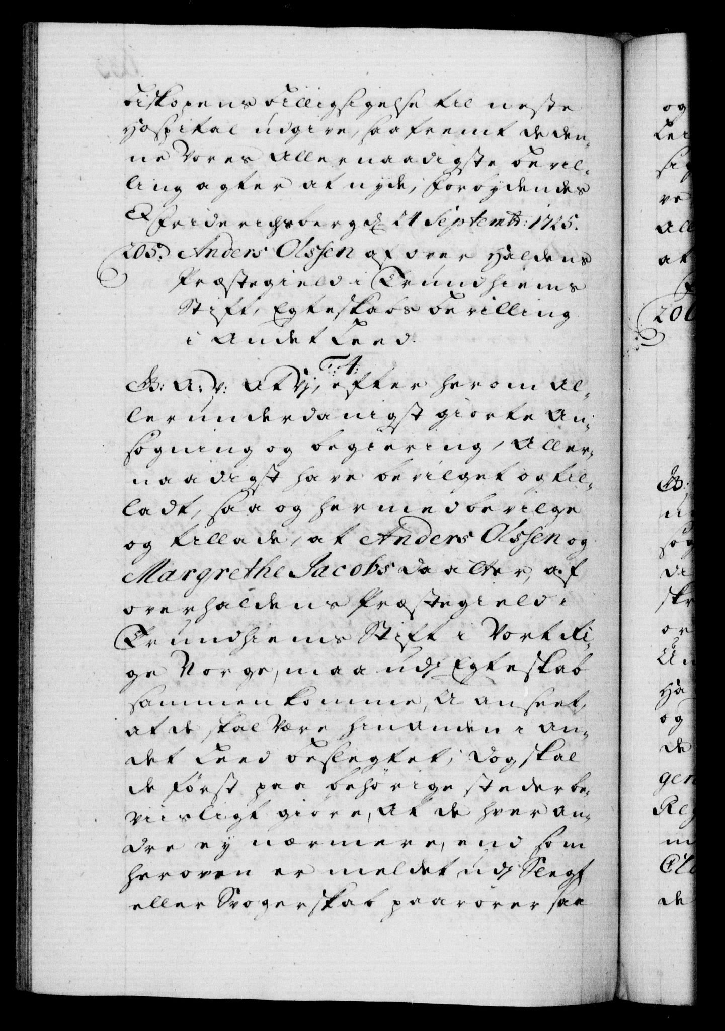 Danske Kanselli 1572-1799, AV/RA-EA-3023/F/Fc/Fca/Fcaa/L0024: Norske registre, 1723-1725, s. 633b