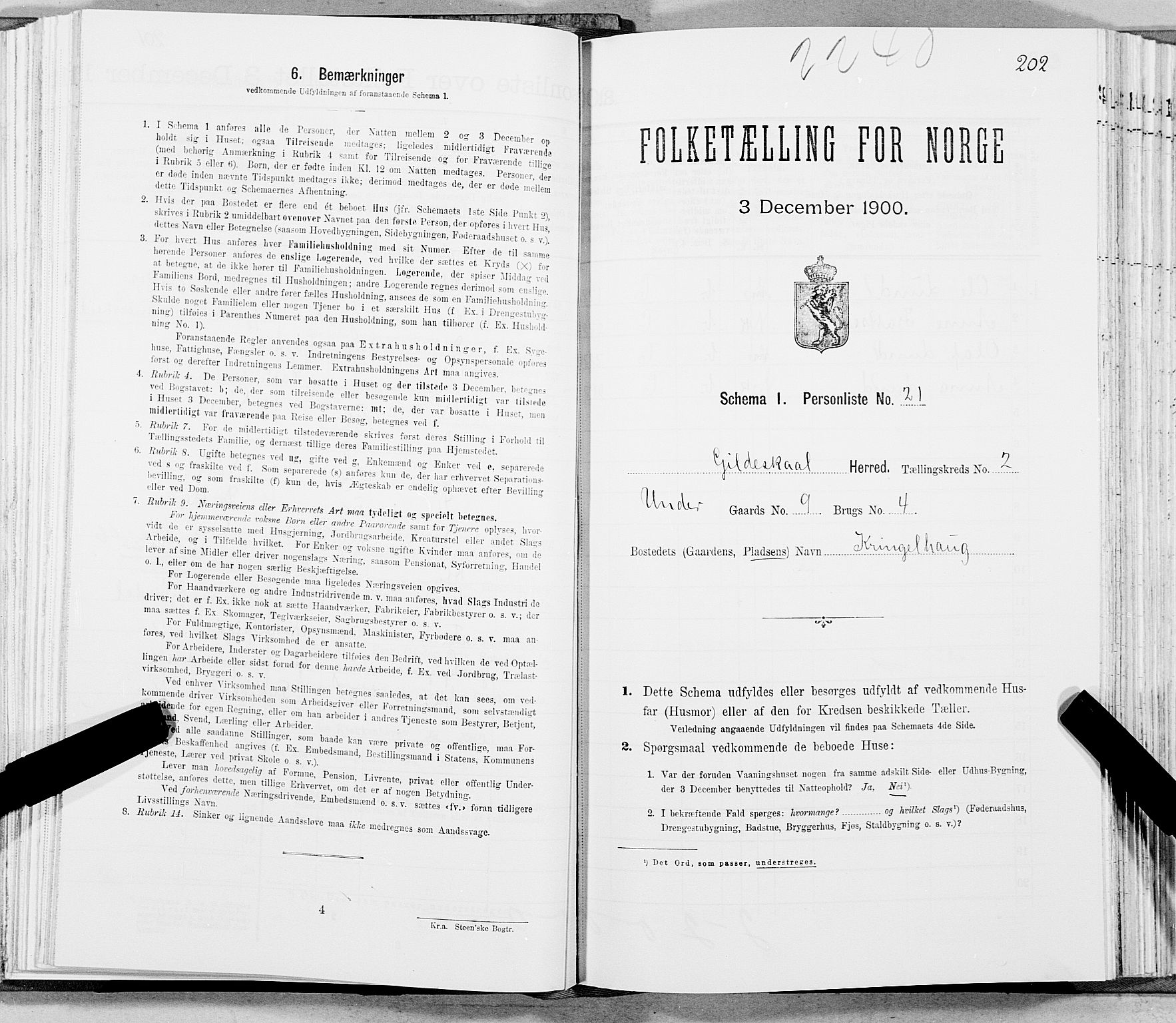 SAT, Folketelling 1900 for 1838 Gildeskål herred, 1900, s. 245