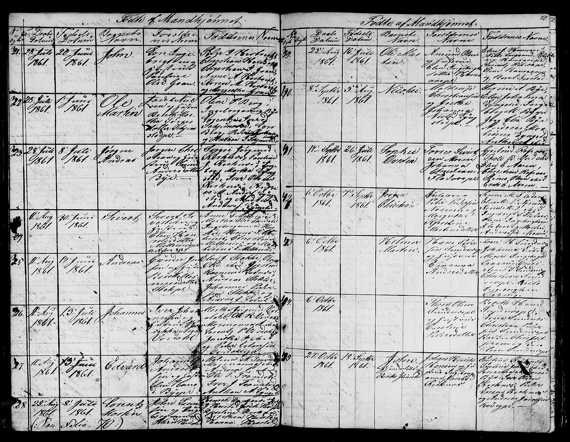 Ministerialprotokoller, klokkerbøker og fødselsregistre - Nord-Trøndelag, SAT/A-1458/730/L0299: Klokkerbok nr. 730C02, 1849-1871, s. 70