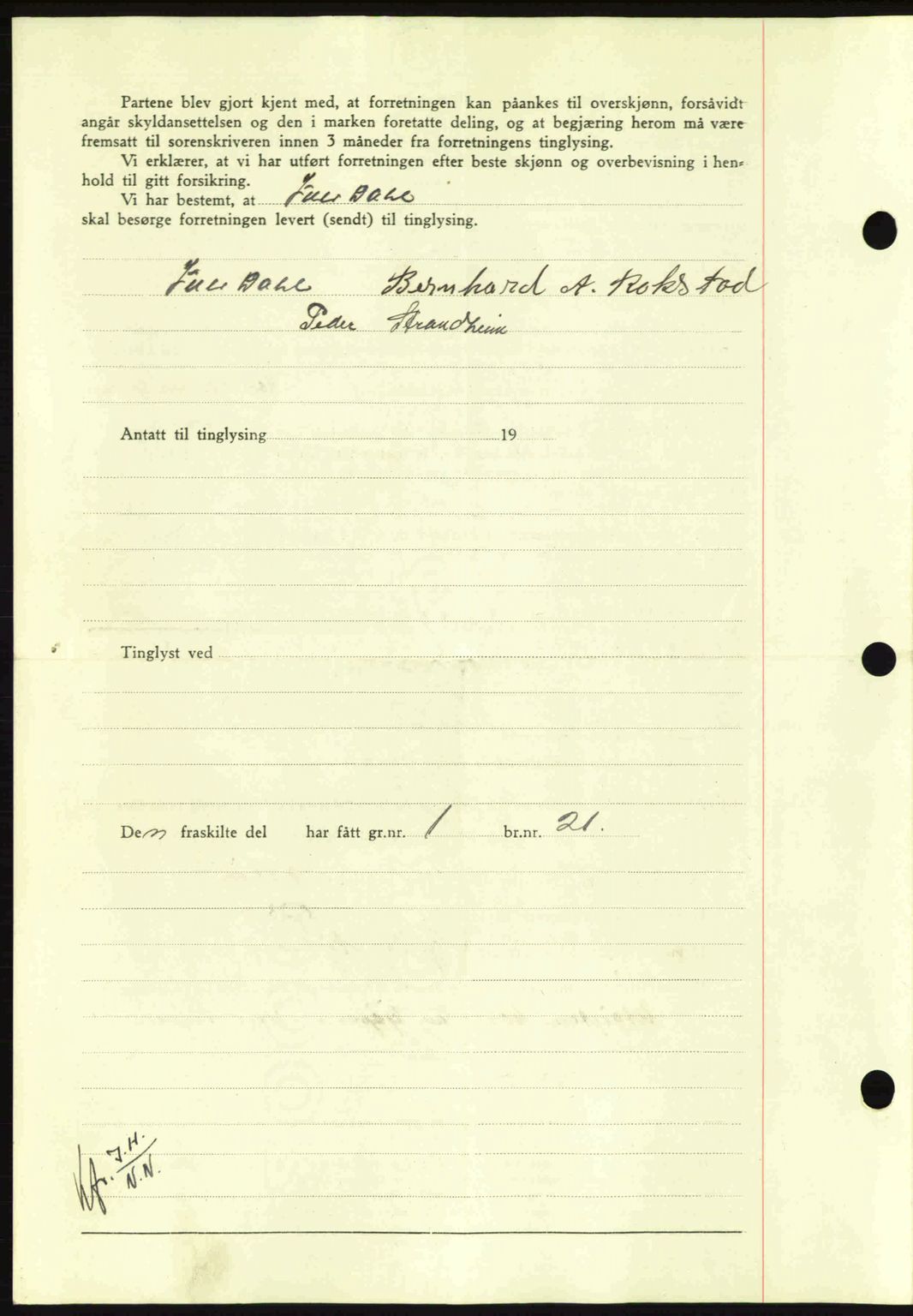 Nordmøre sorenskriveri, AV/SAT-A-4132/1/2/2Ca: Pantebok nr. A94, 1942-1943, Dagboknr: 2785/1942