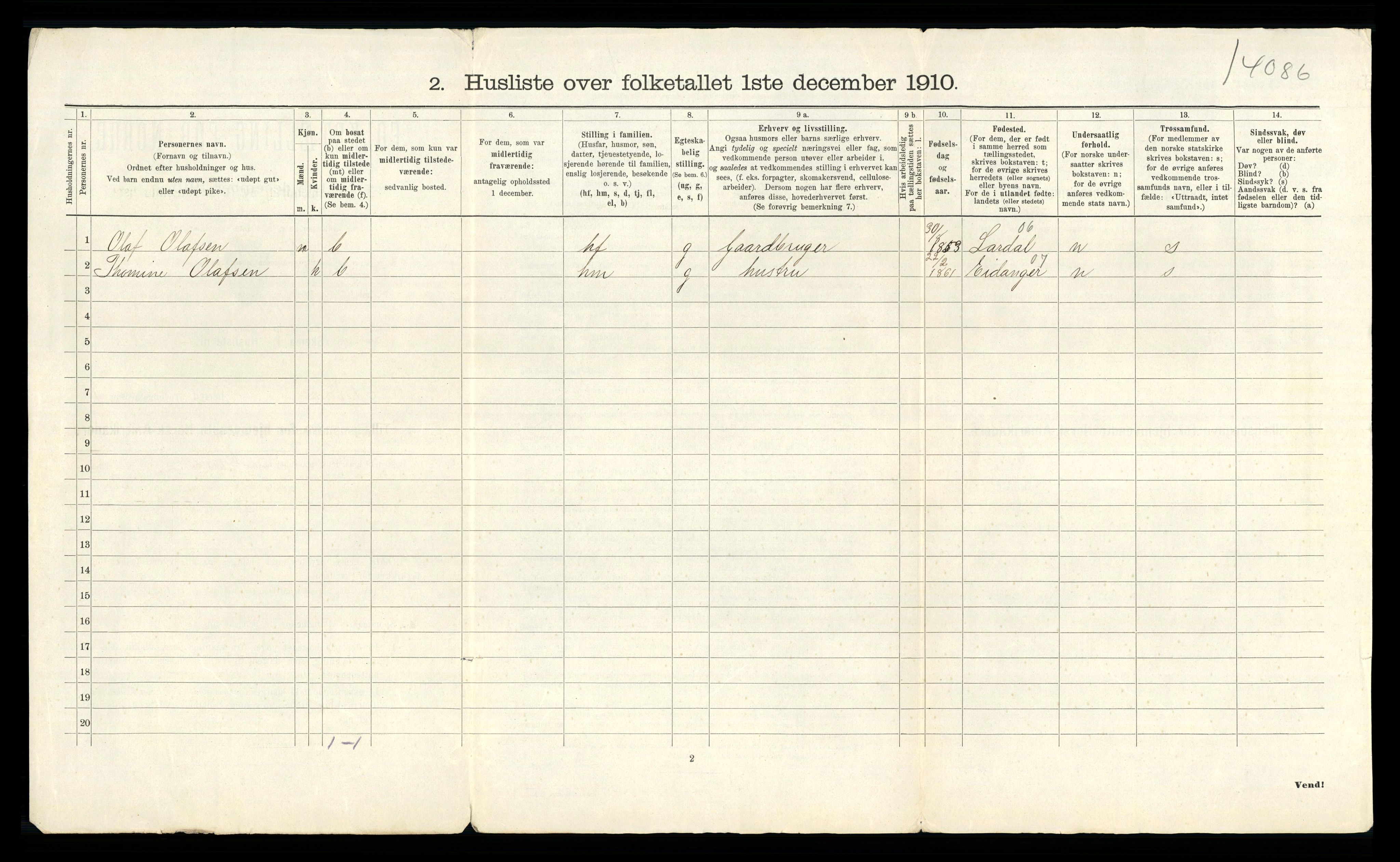 RA, Folketelling 1910 for 0723 Tjøme herred, 1910, s. 44