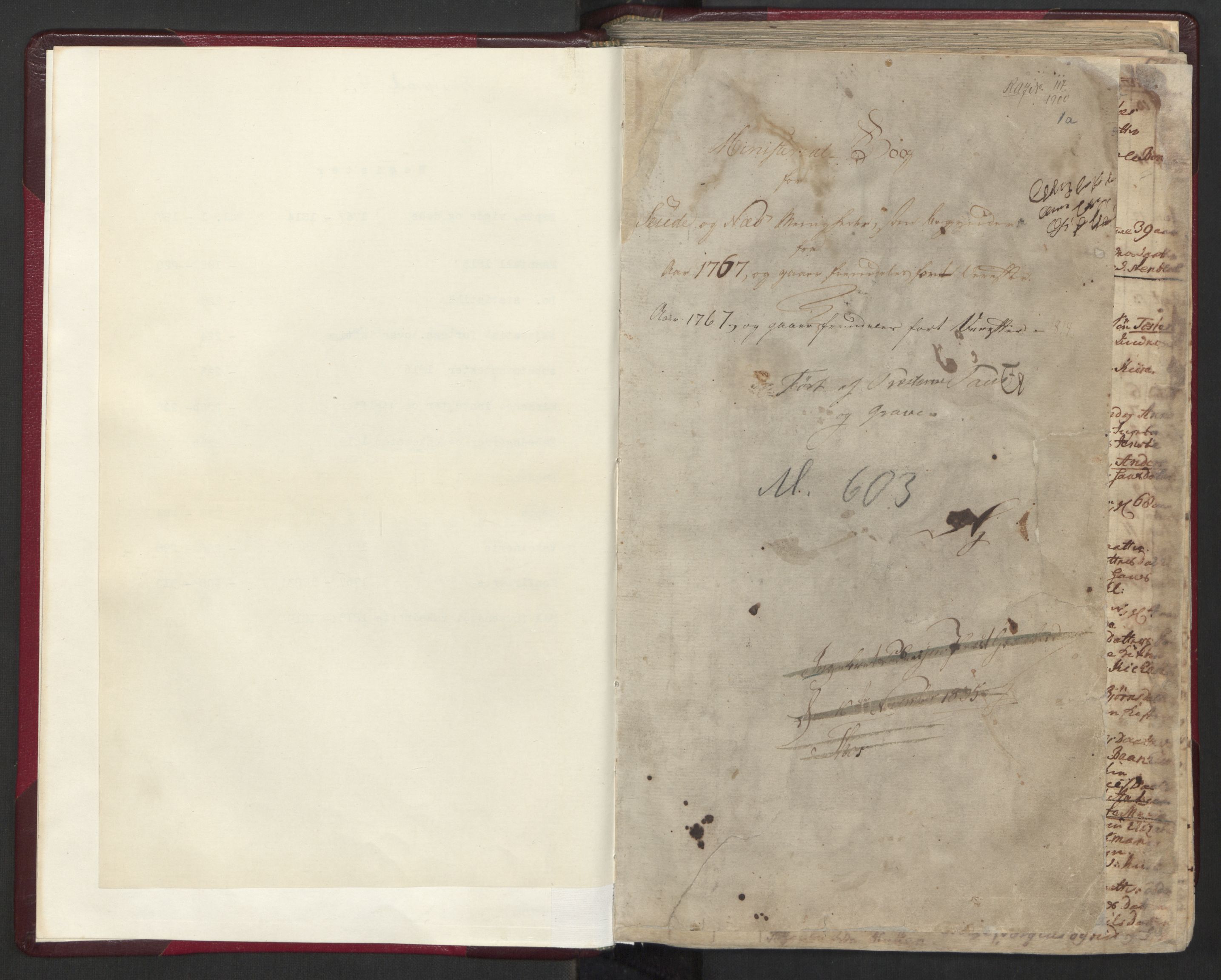 Sauherad kirkebøker, AV/SAKO-A-298/F/Fa/L0004: Ministerialbok nr. I 4, 1767-1814