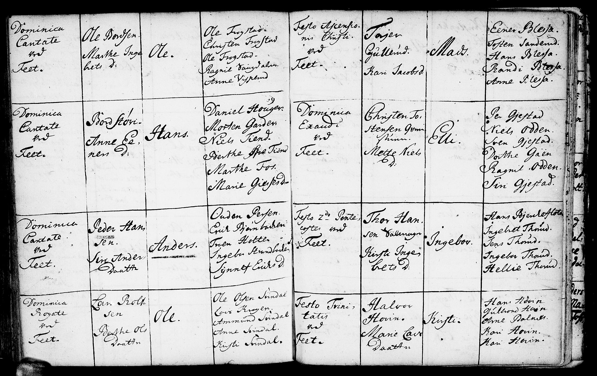 Fet prestekontor Kirkebøker, AV/SAO-A-10370a/F/Fa/L0001: Ministerialbok nr. I 1, 1716-1751, s. 114