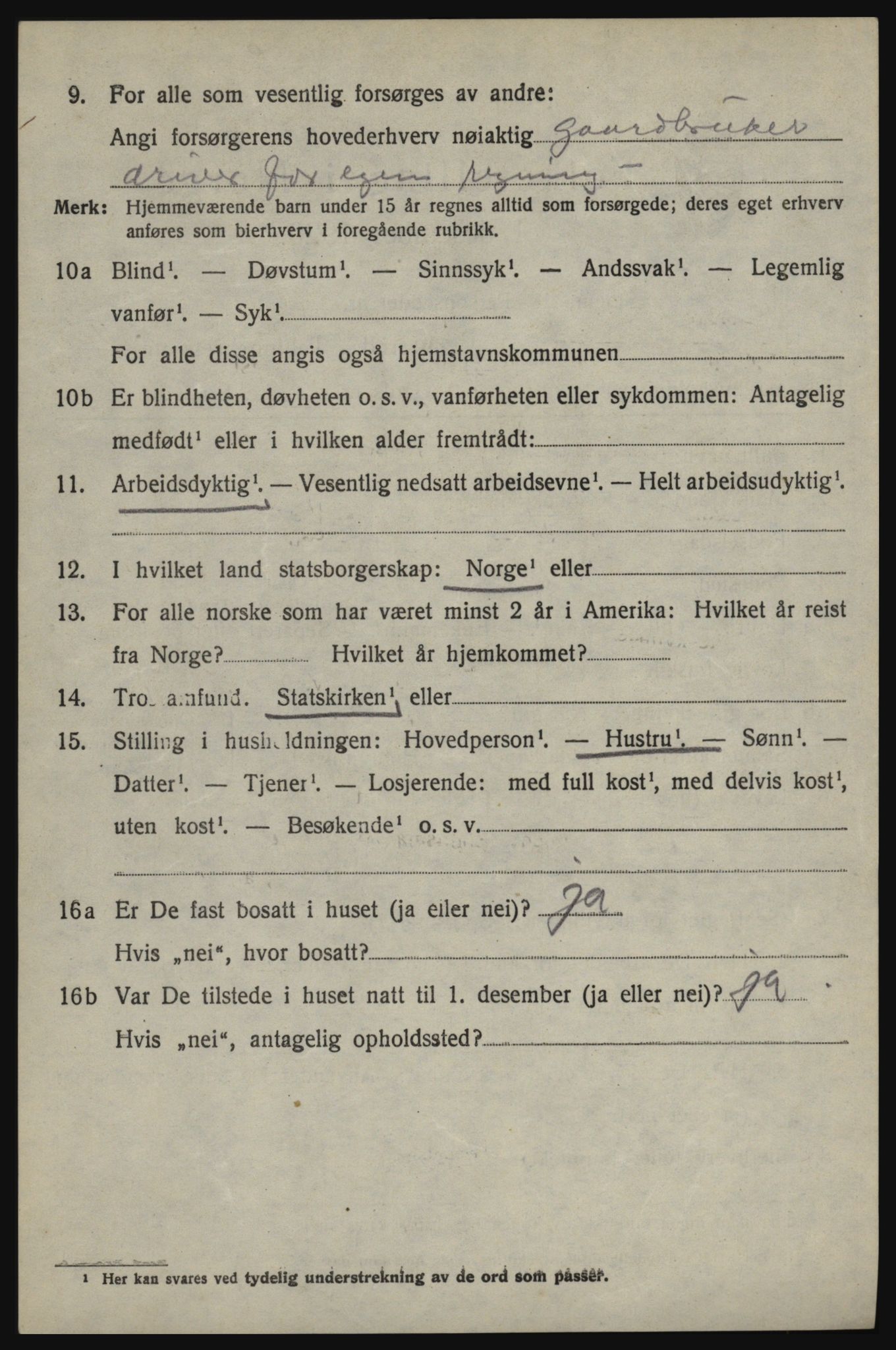 SAO, Folketelling 1920 for 0119 Øymark herred, 1920, s. 2322
