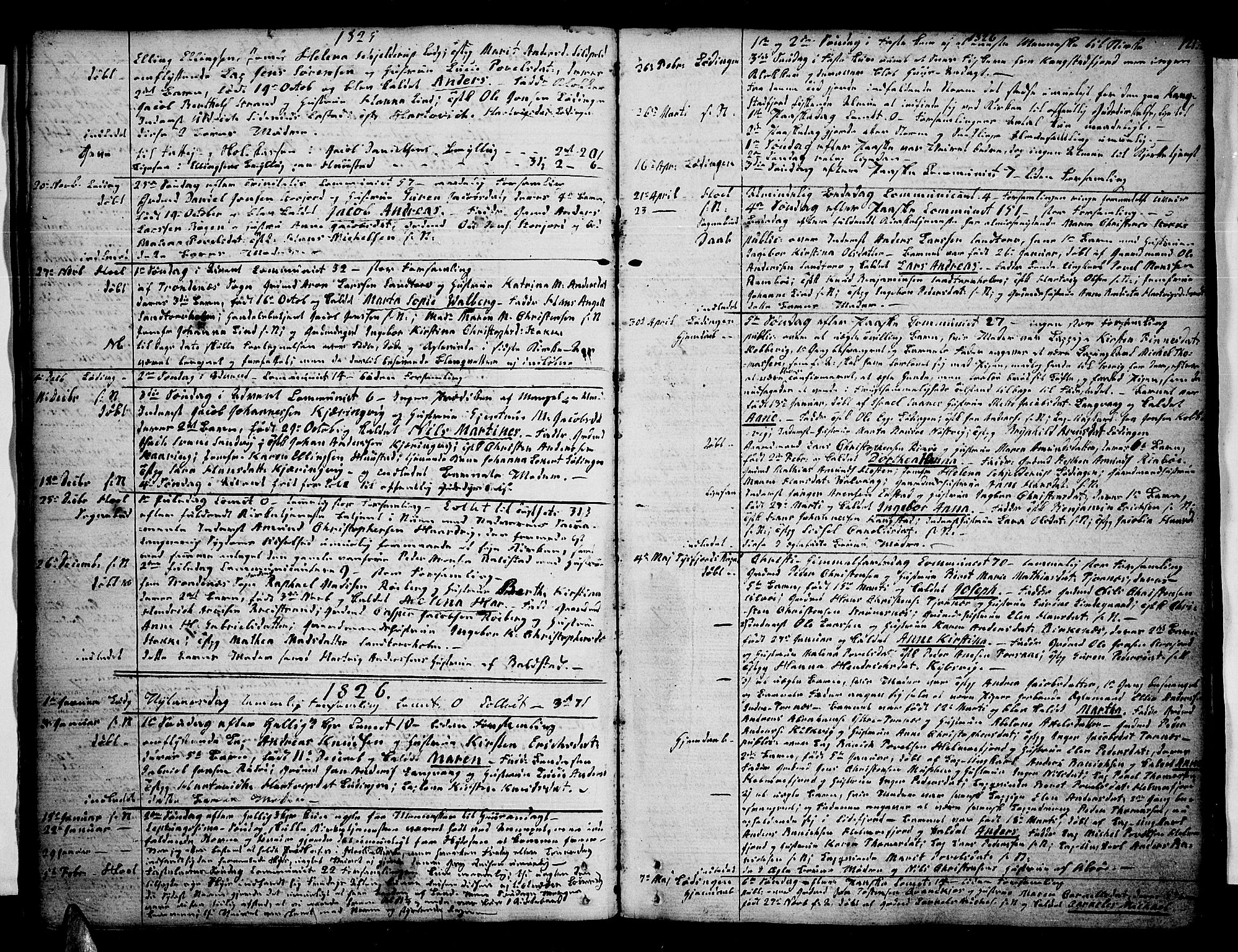 Ministerialprotokoller, klokkerbøker og fødselsregistre - Nordland, AV/SAT-A-1459/872/L1032: Ministerialbok nr. 872A07, 1787-1840, s. 121