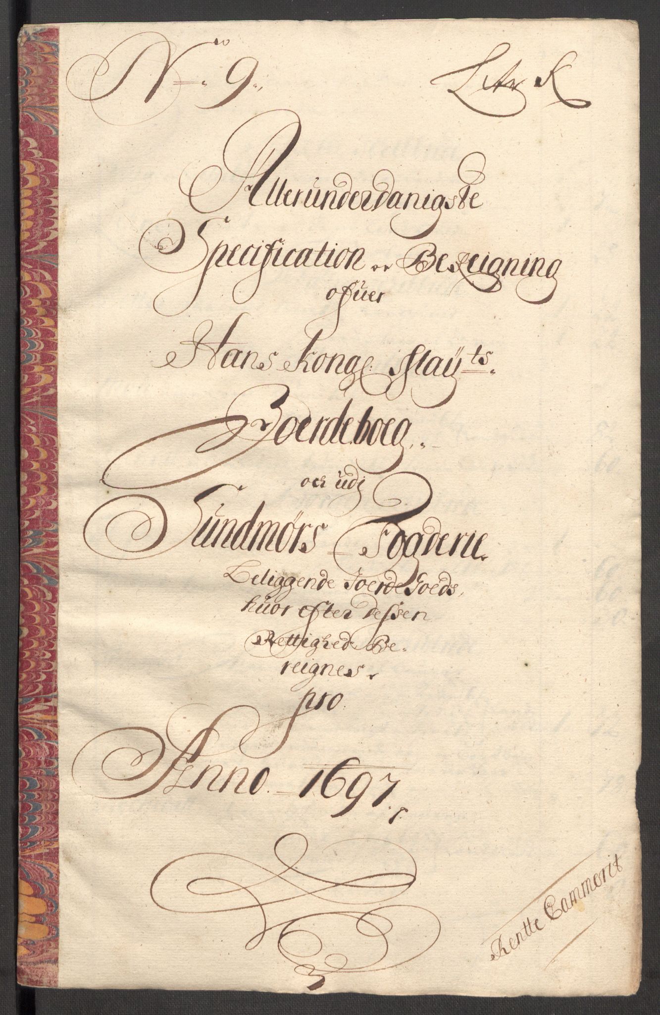 Rentekammeret inntil 1814, Reviderte regnskaper, Fogderegnskap, AV/RA-EA-4092/R54/L3556: Fogderegnskap Sunnmøre, 1696-1698, s. 273