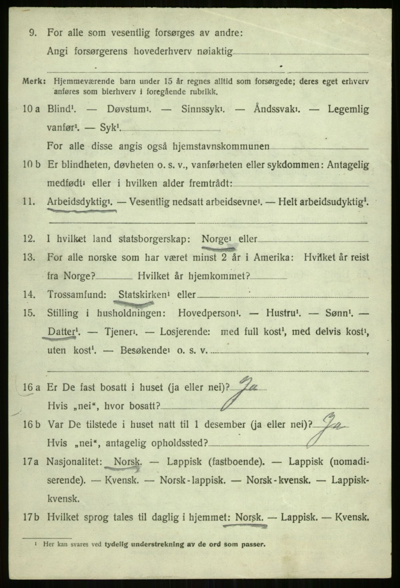 SATØ, Folketelling 1920 for 1934 Tromsøysund herred, 1920, s. 2821
