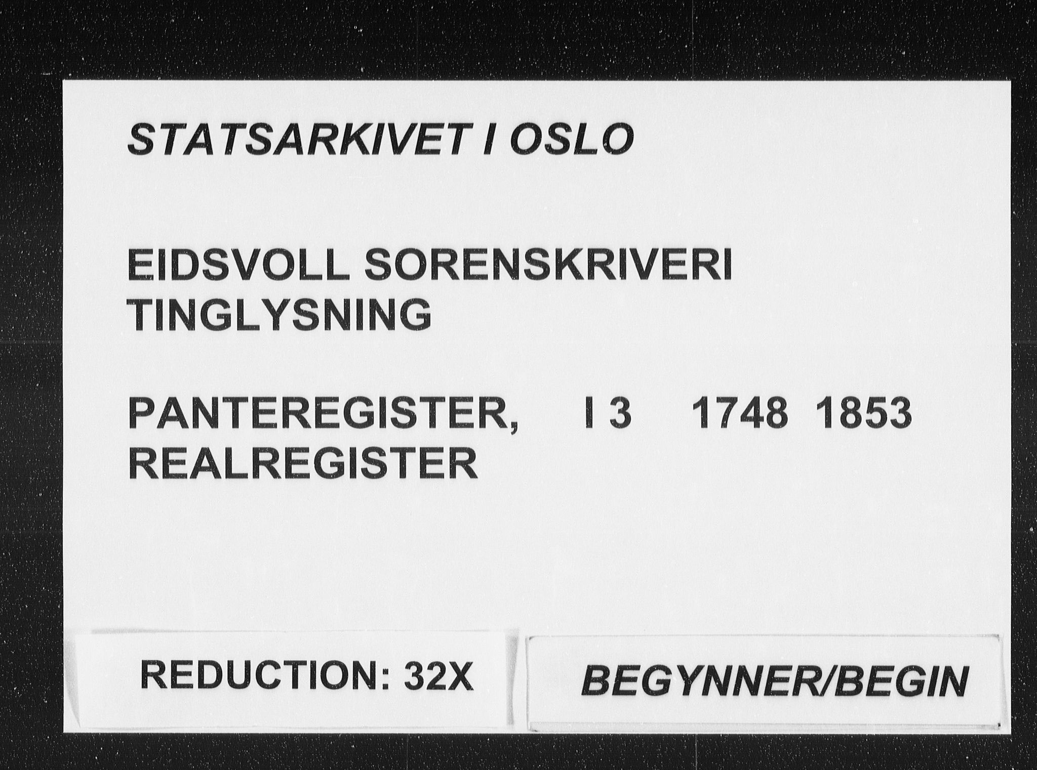Eidsvoll tingrett, SAO/A-10371/G/Ga/Gaa/L0003: Panteregister nr. A 3, 1748-1853