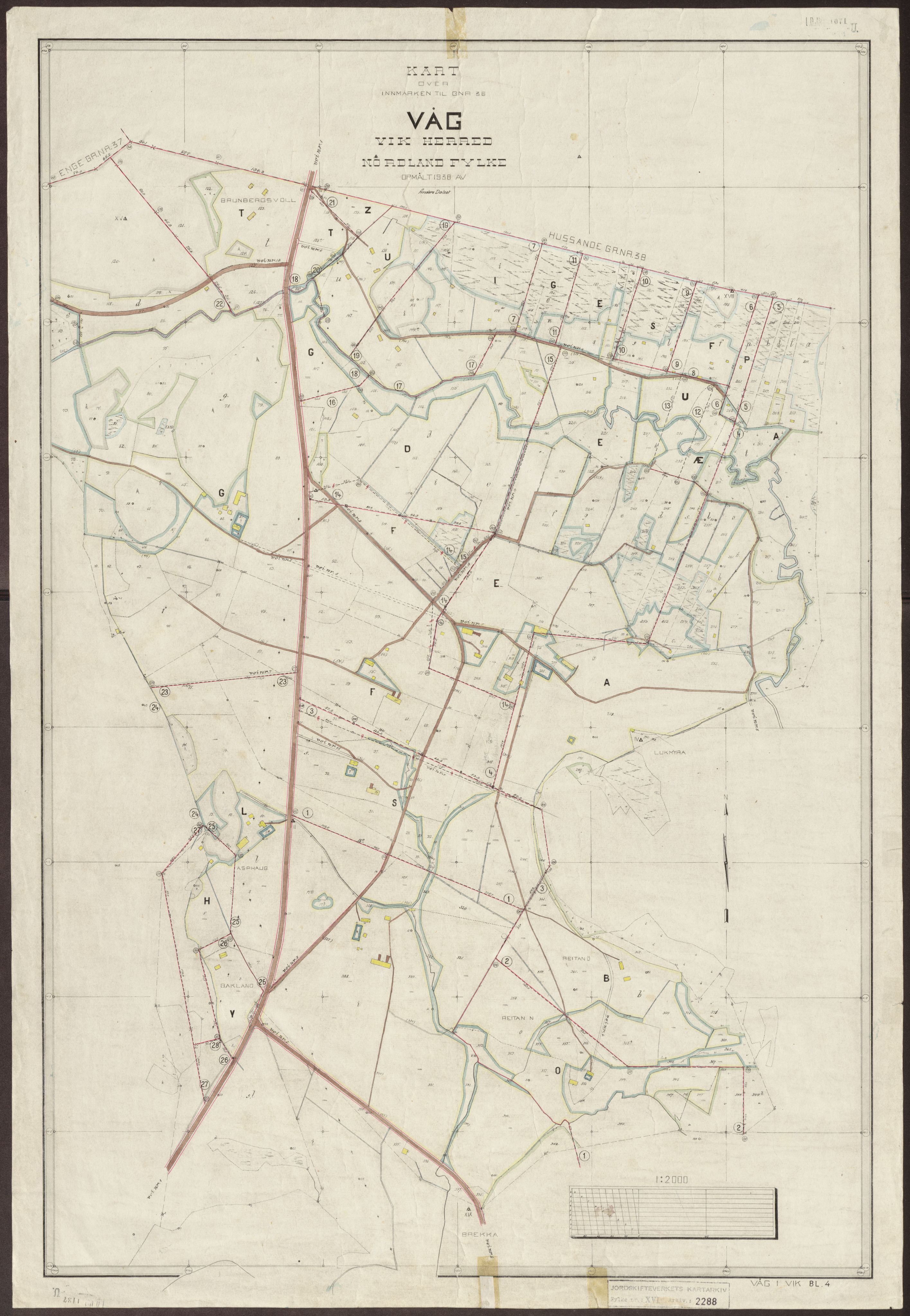 Jordskifteverkets kartarkiv, AV/RA-S-3929/T, 1859-1988, s. 2855