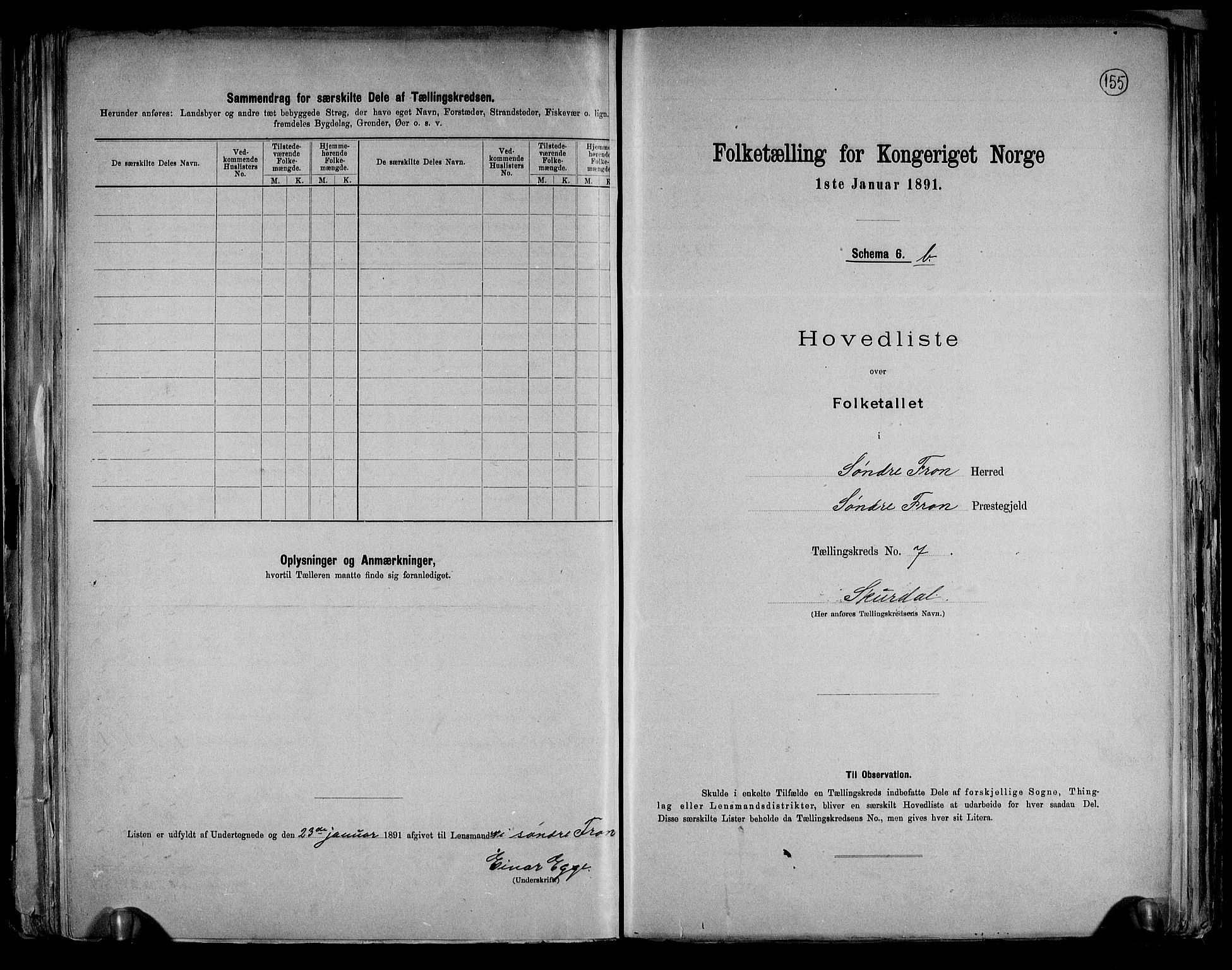 RA, Folketelling 1891 for 0519 Sør-Fron herred, 1891, s. 18