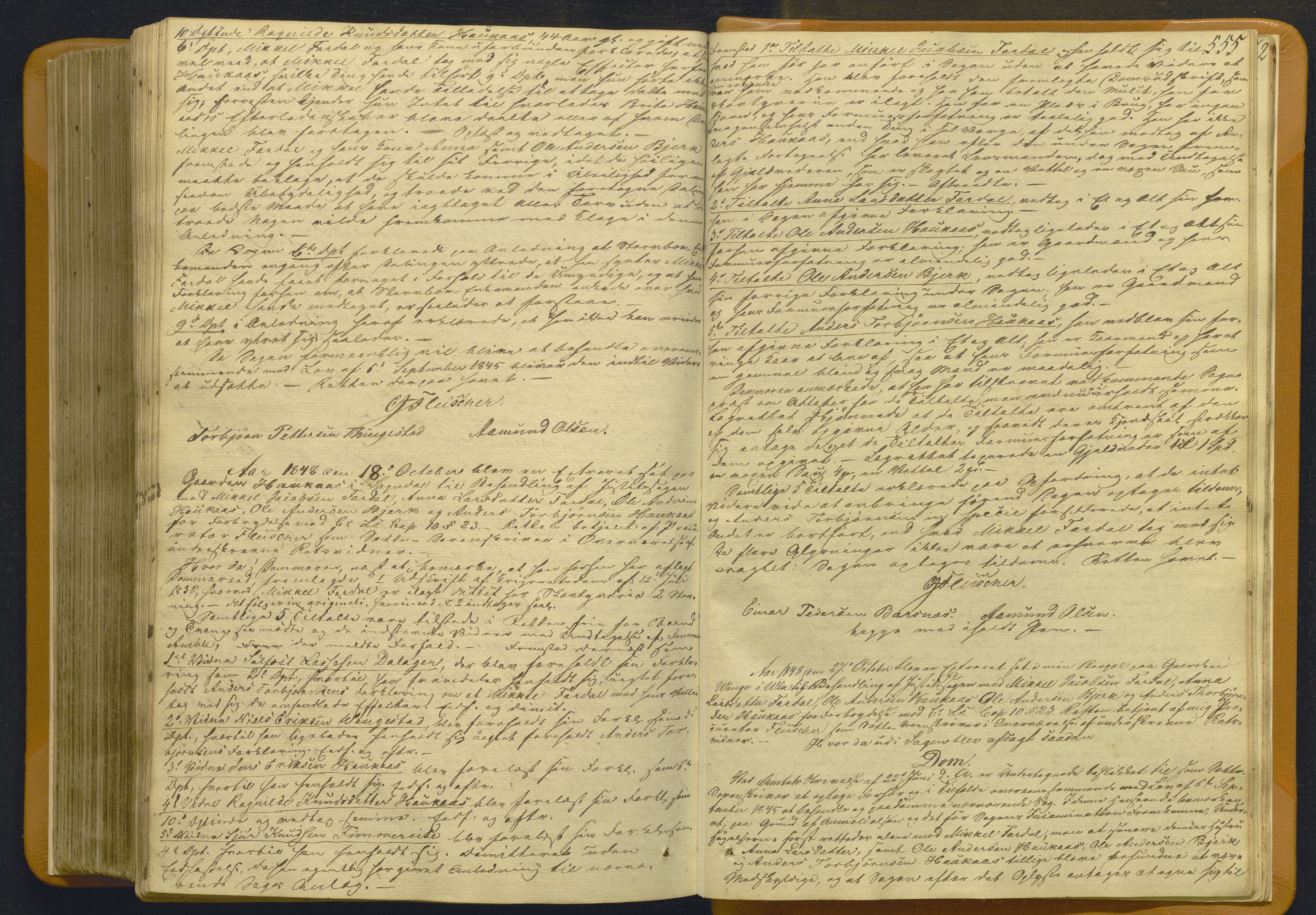 Indre Sogn tingrett, AV/SAB-A-3301/1/F/Fb/Fbc/L0007: Offentlege saker, Ba 7, 1843-1849, s. 554b-555a
