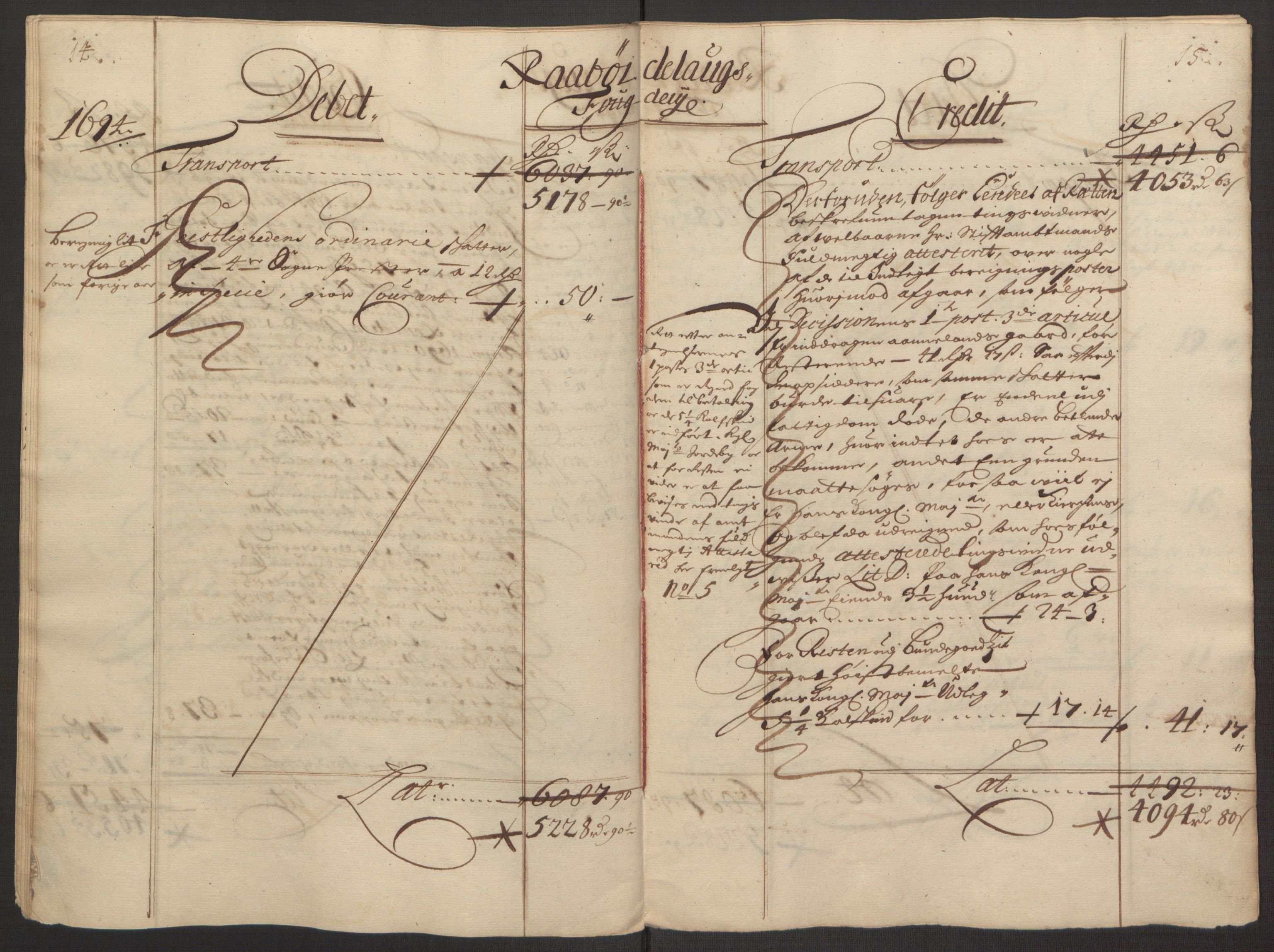 Rentekammeret inntil 1814, Reviderte regnskaper, Fogderegnskap, AV/RA-EA-4092/R40/L2444: Fogderegnskap Råbyggelag, 1693-1696, s. 90