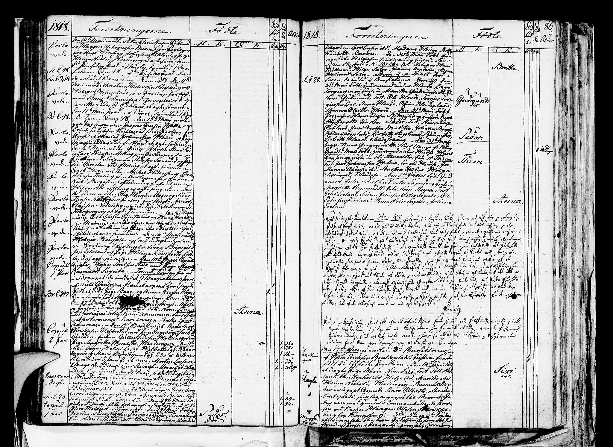 Finnås sokneprestembete, SAB/A-99925/H/Ha/Haa/Haaa/L0004: Ministerialbok nr. A 4, 1804-1830, s. 86