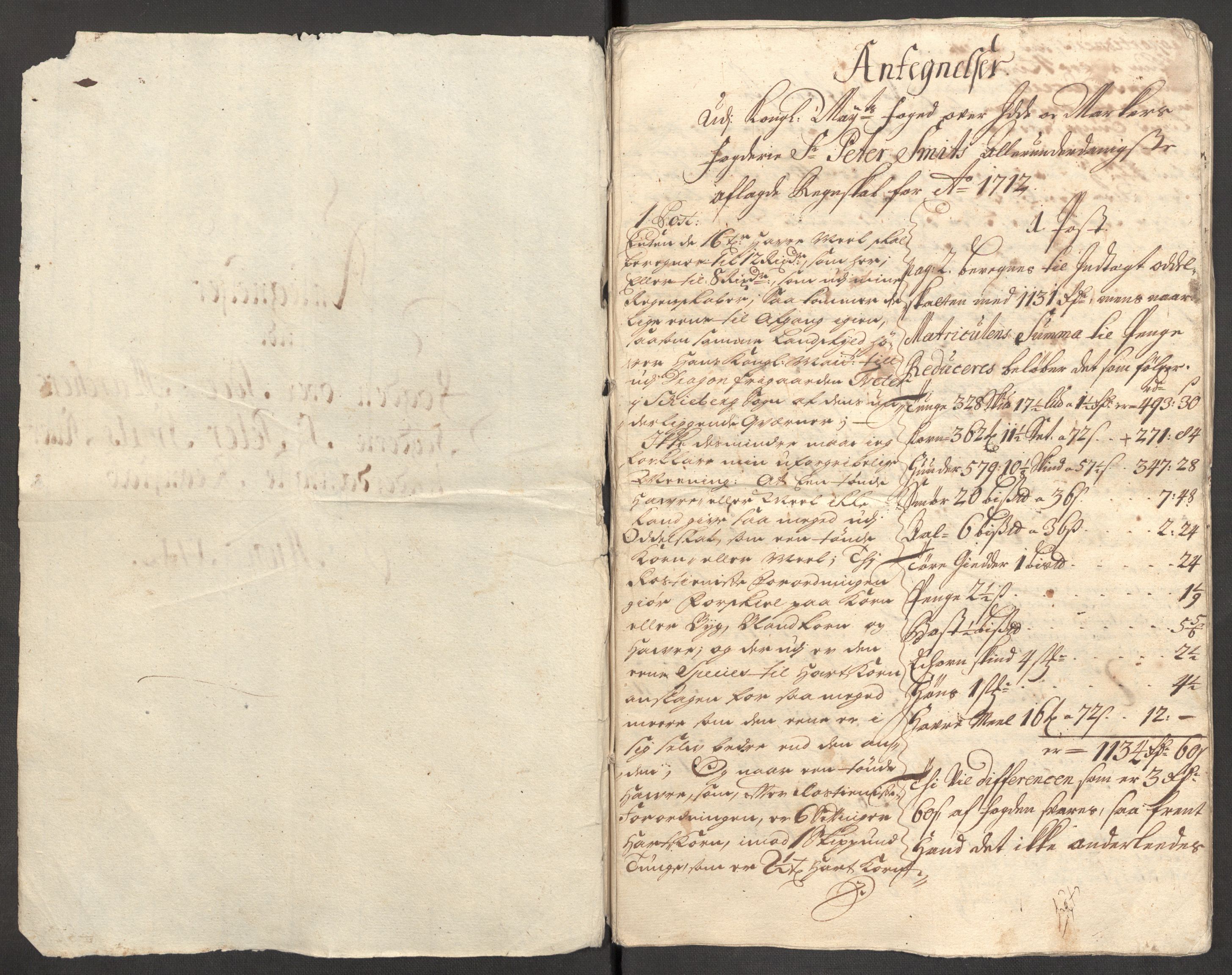 Rentekammeret inntil 1814, Reviderte regnskaper, Fogderegnskap, RA/EA-4092/R01/L0021: Fogderegnskap Idd og Marker, 1712, s. 270