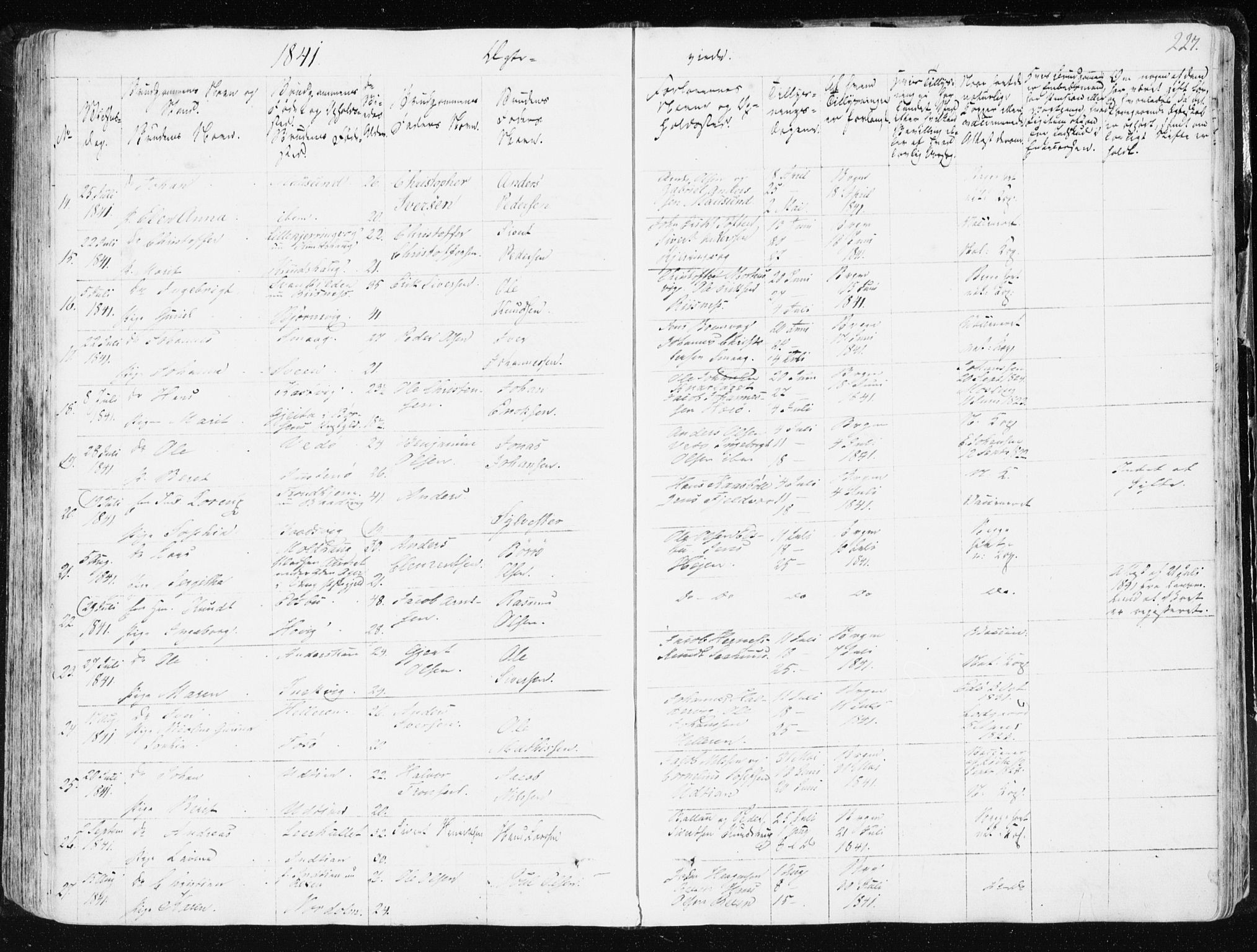 Ministerialprotokoller, klokkerbøker og fødselsregistre - Sør-Trøndelag, SAT/A-1456/634/L0528: Ministerialbok nr. 634A04, 1827-1842, s. 227