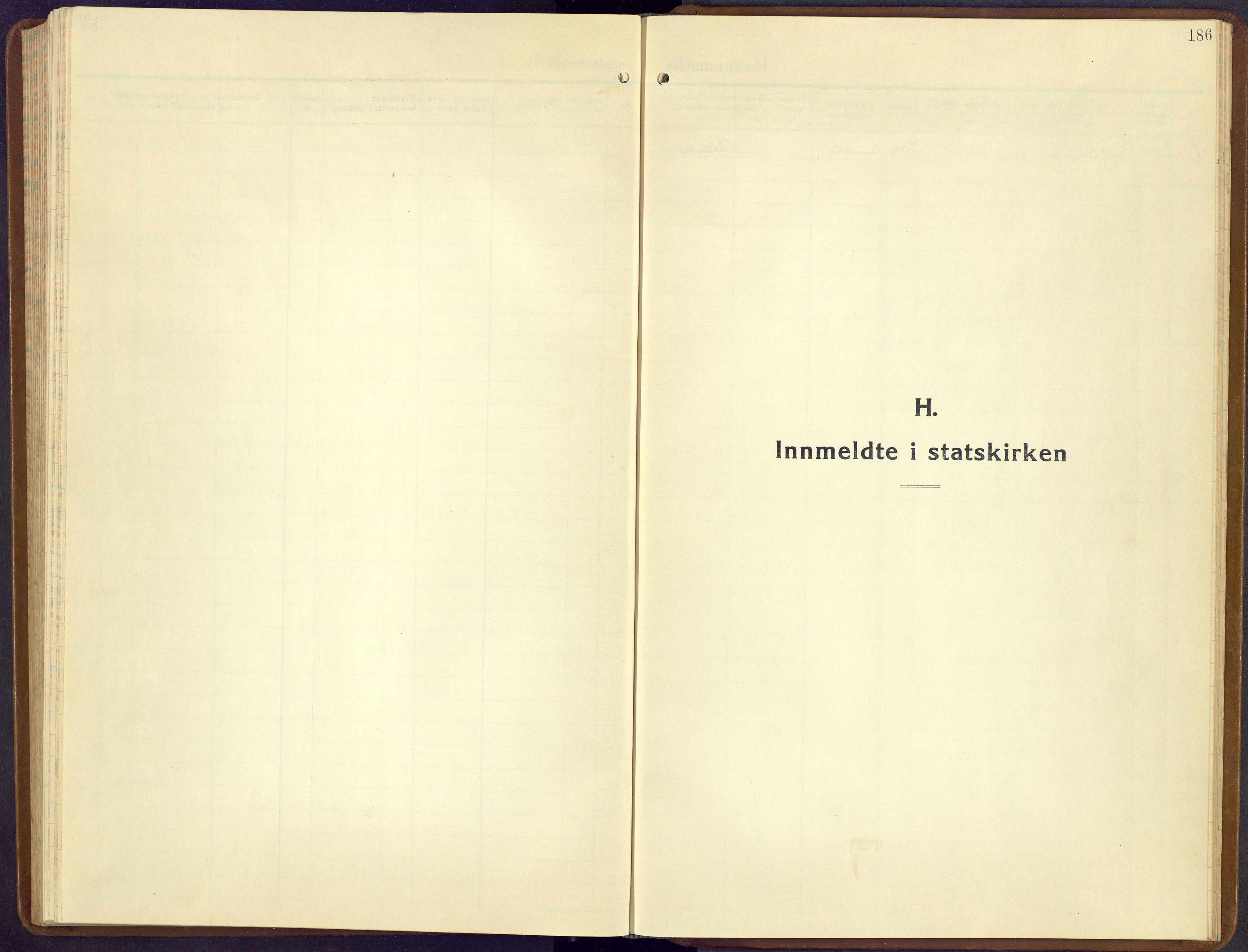 Øystre Slidre prestekontor, AV/SAH-PREST-138/H/Ha/Hab/L0011: Klokkerbok nr. 11, 1937-1966, s. 186