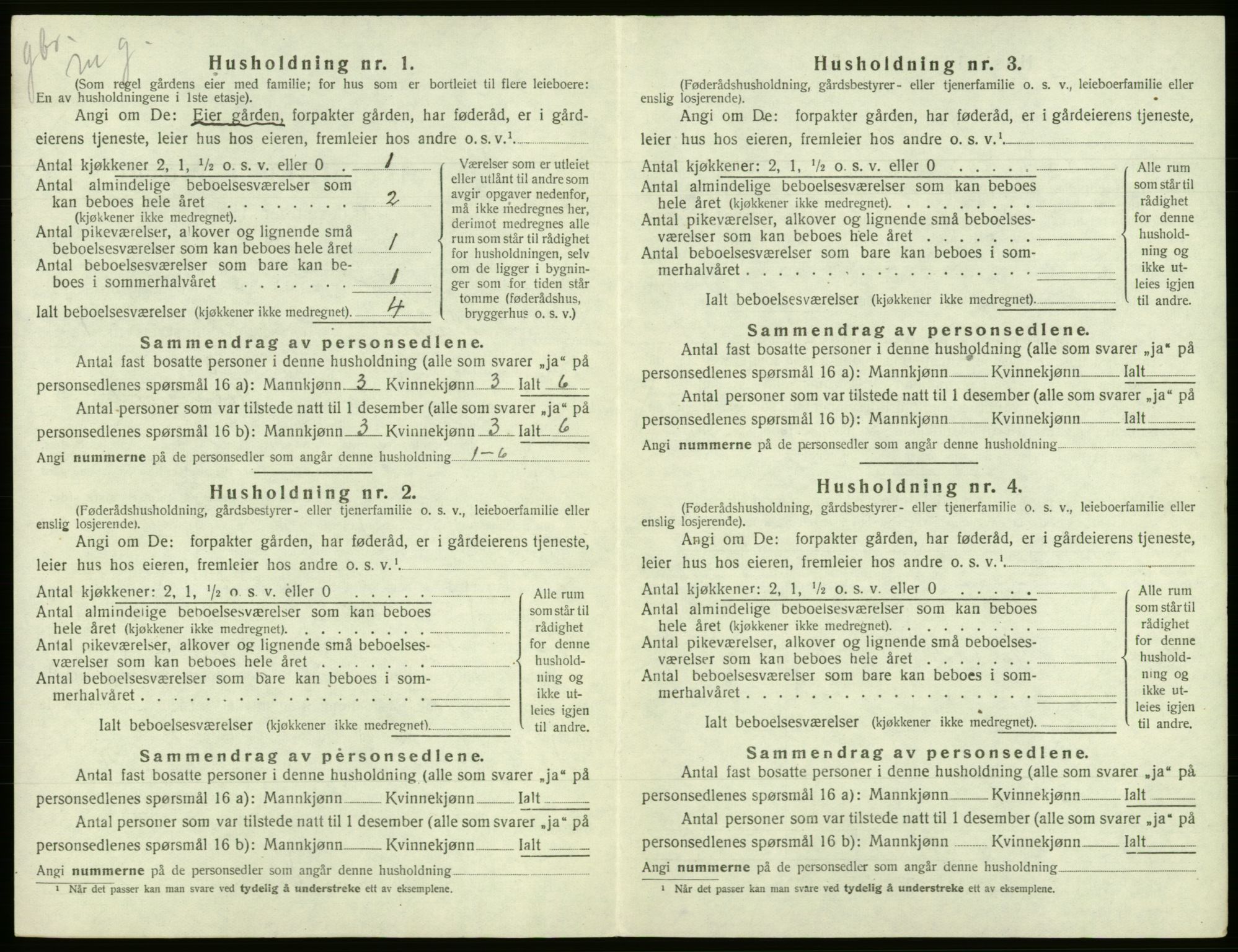 SAB, Folketelling 1920 for 1241 Fusa herred, 1920, s. 65