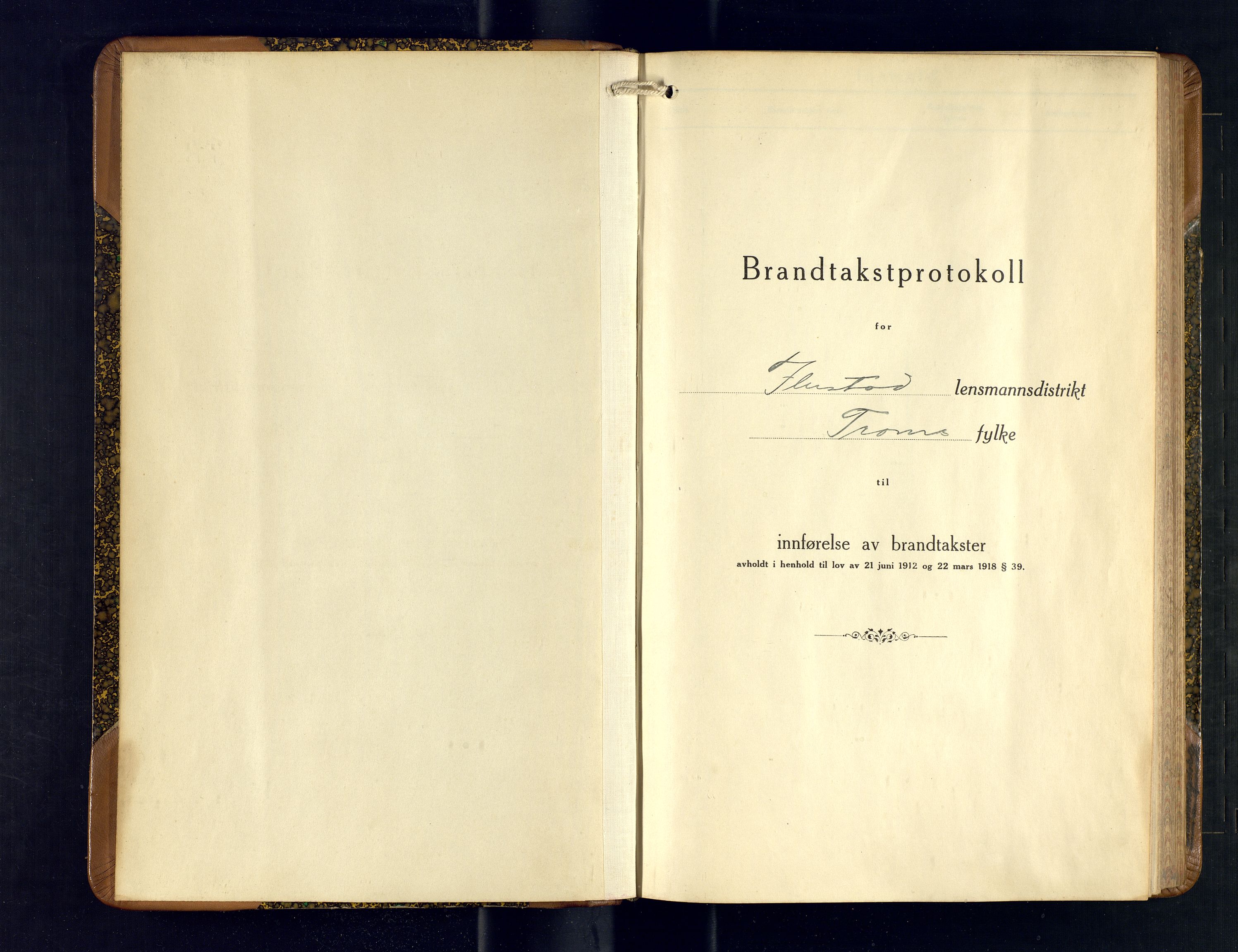 Ibestad lensmannskontor, AV/SATØ-S-1499/F/Fv/Fvh/L0282: Branntakstprotokoller, 1930-1934