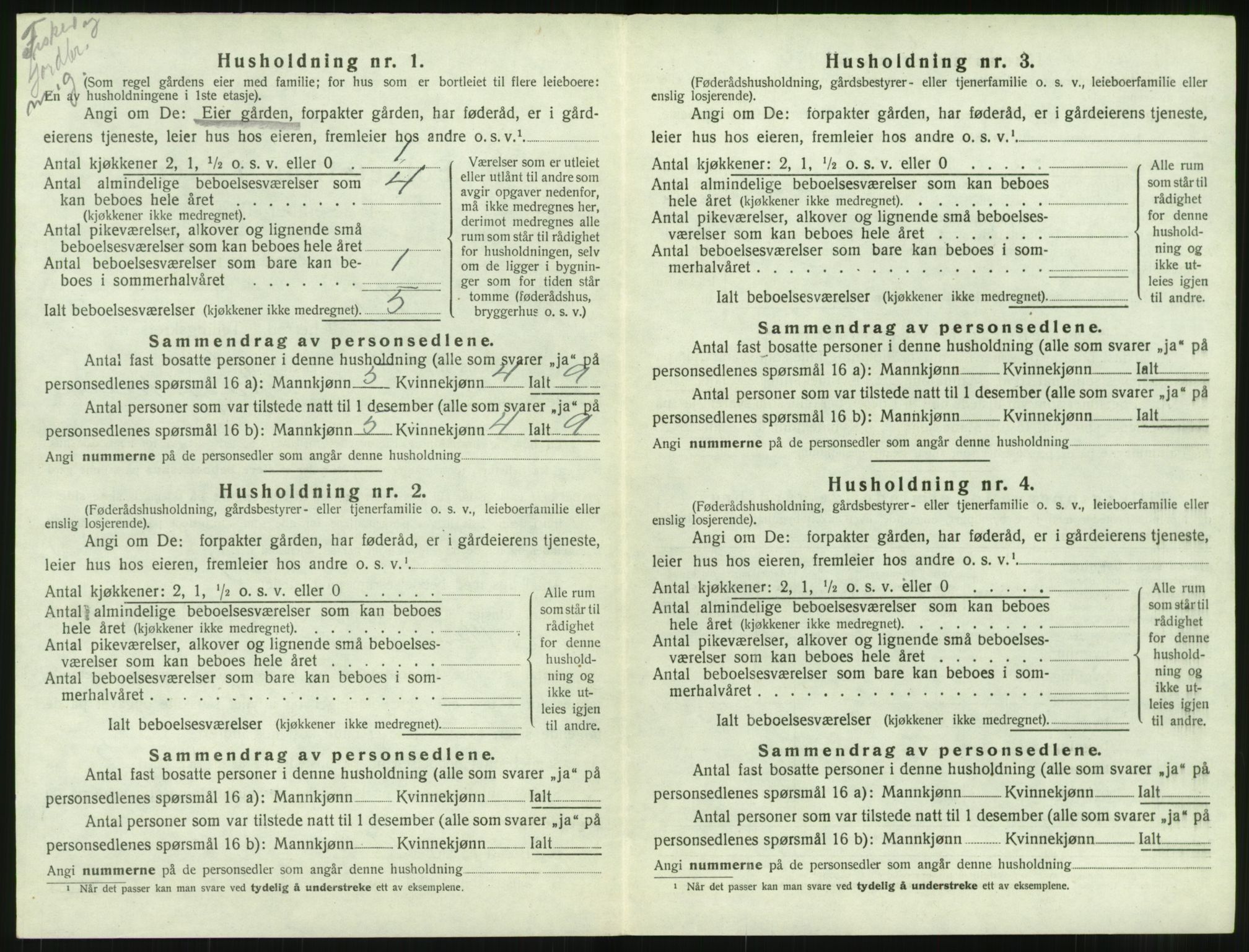 SAT, Folketelling 1920 for 1549 Bud herred, 1920, s. 421