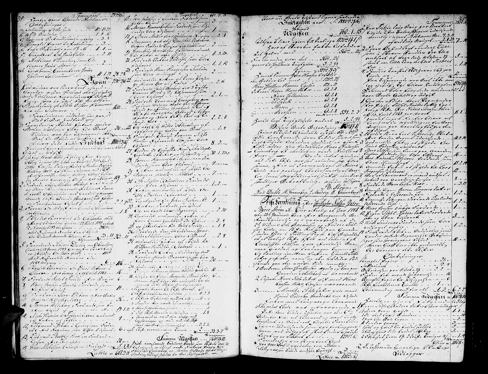 Larvik sorenskriveri, AV/SAKO-A-83/H/Hd/Hda/L0013a: Skifteprotokoll, 1784-1793, s. 34-35