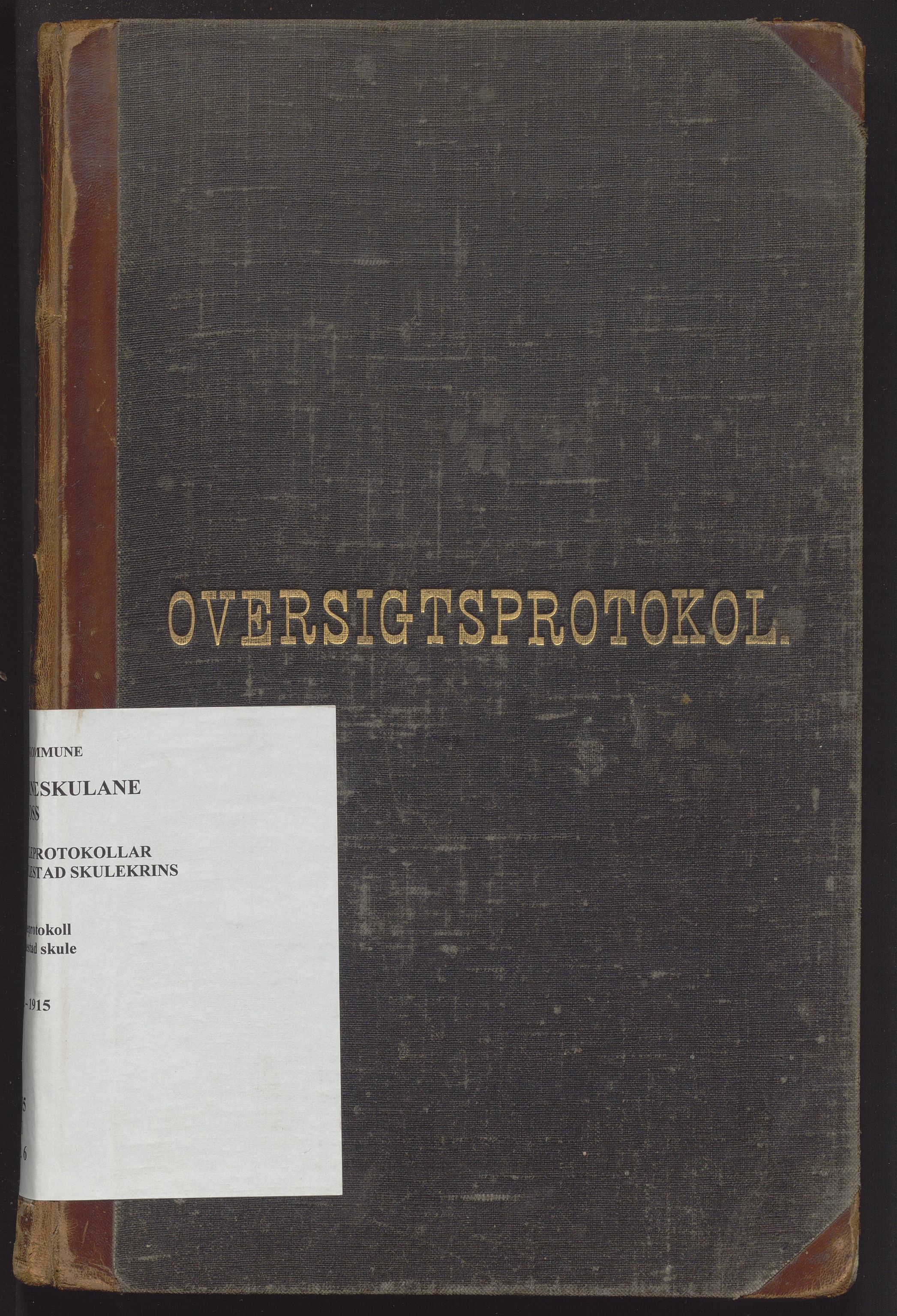 Voss kommune. Barneskulane, IKAH/1235-231/F/Fd/L0006: Skuleprotokoll for Skulestad skule, 1892-1915