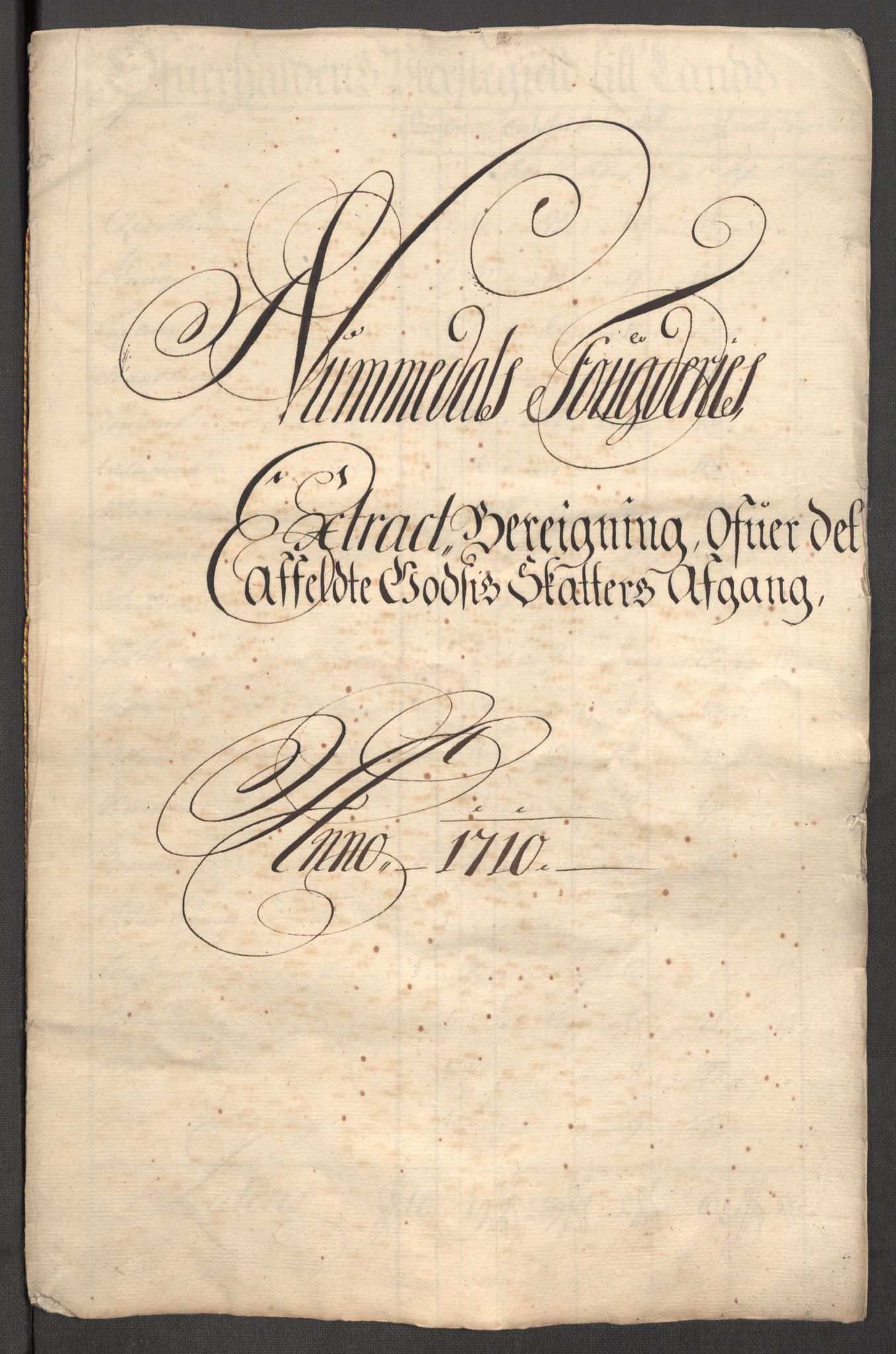 Rentekammeret inntil 1814, Reviderte regnskaper, Fogderegnskap, RA/EA-4092/R64/L4431: Fogderegnskap Namdal, 1709-1710, s. 462