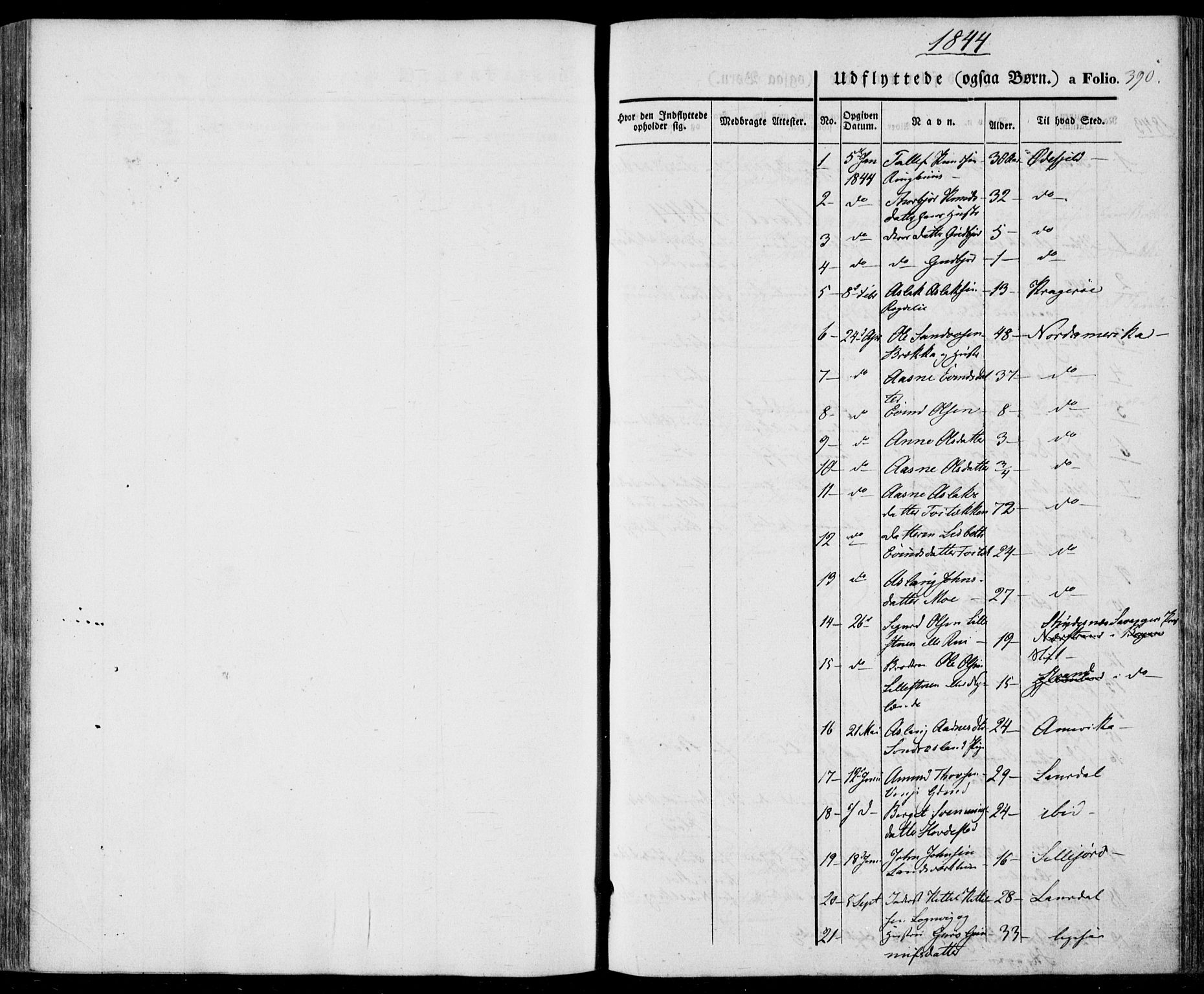 Vinje kirkebøker, AV/SAKO-A-312/F/Fa/L0004: Ministerialbok nr. I 4, 1843-1869, s. 390
