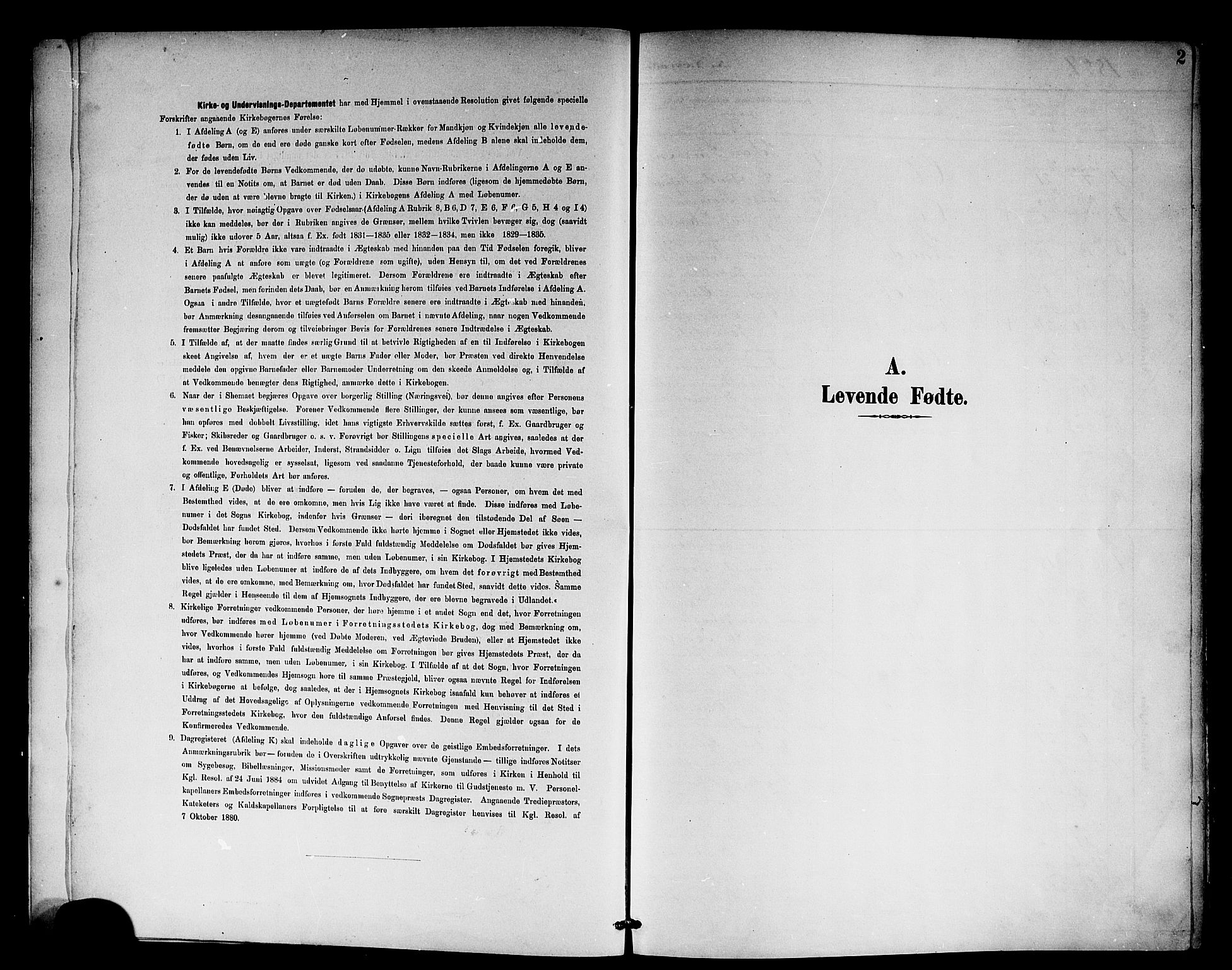 Vik sokneprestembete, SAB/A-81501: Klokkerbok nr. B 3, 1894-1912, s. 2