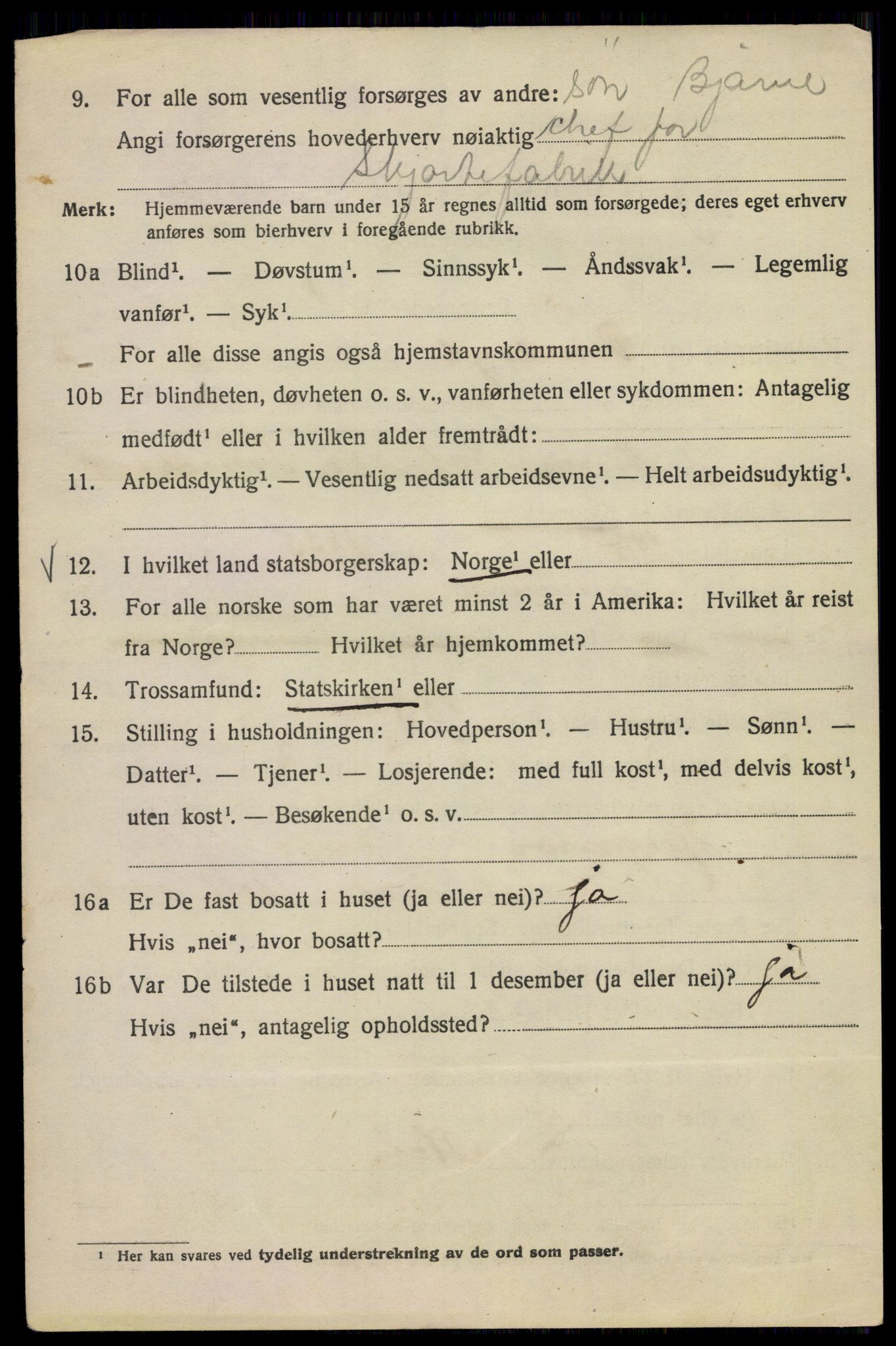 SAO, Folketelling 1920 for 0301 Kristiania kjøpstad, 1920, s. 651596