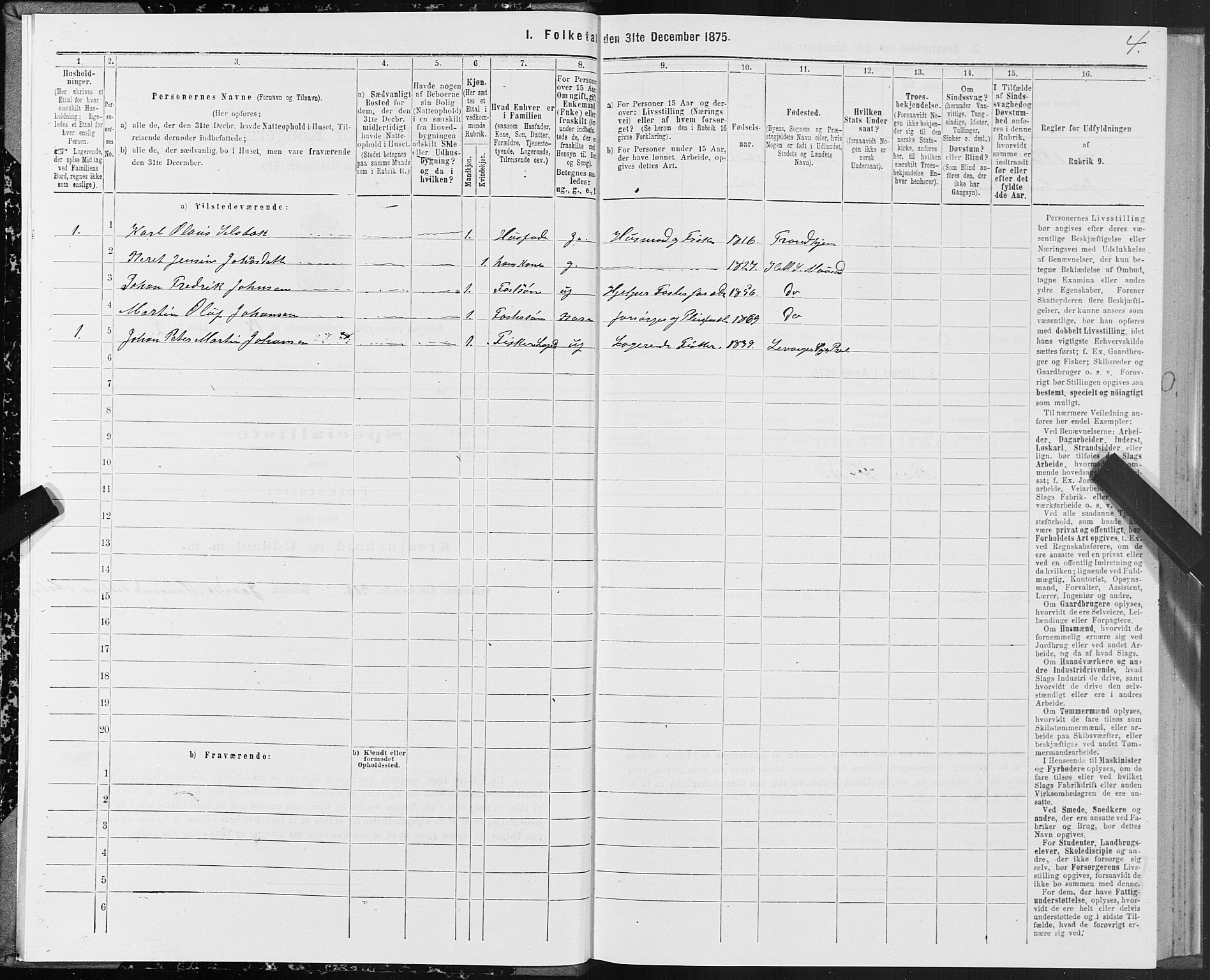 SAT, Folketelling 1875 for 1617P Hitra prestegjeld, 1875, s. 9004