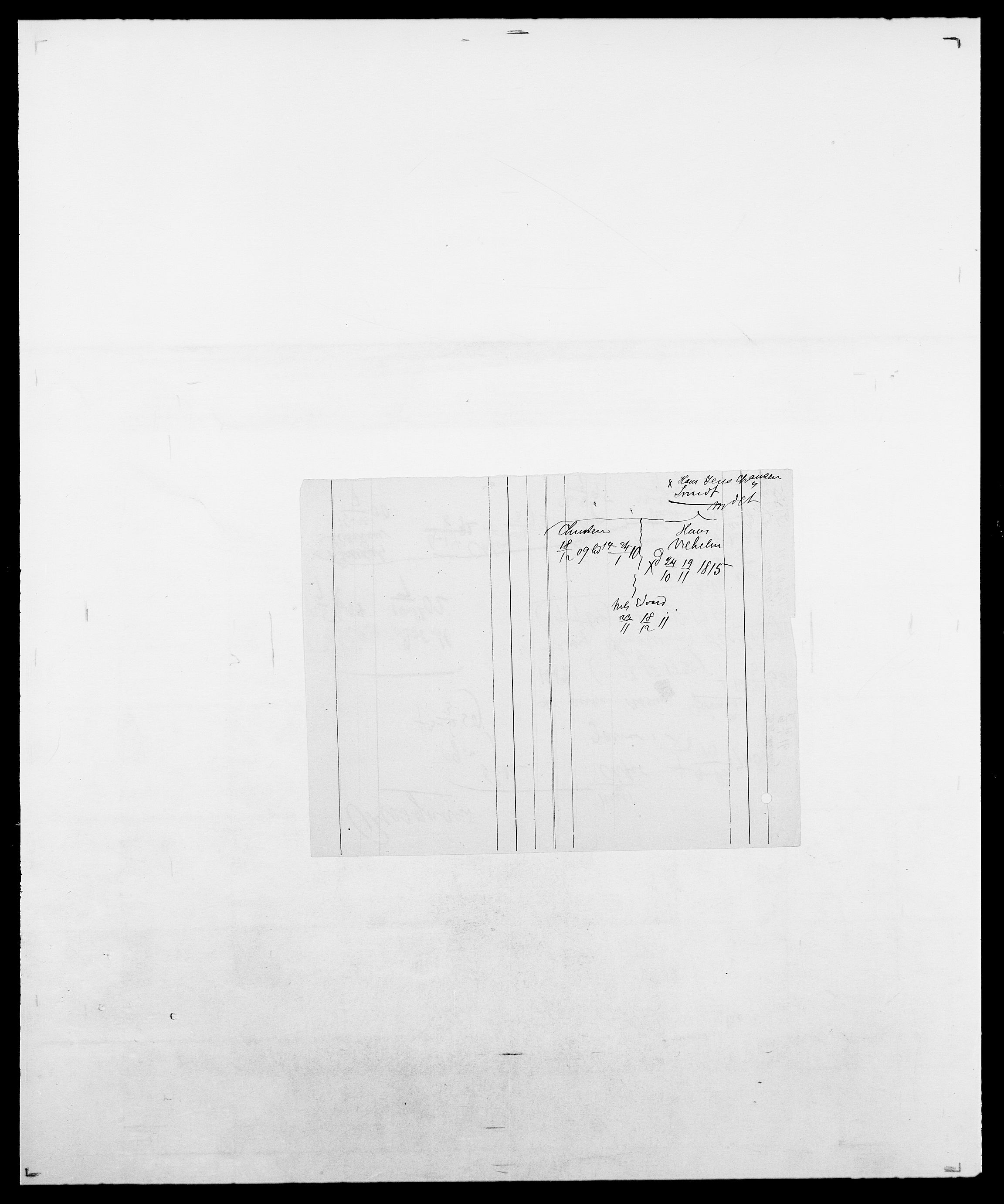 Delgobe, Charles Antoine - samling, SAO/PAO-0038/D/Da/L0031: de Place - Raaum, s. 375