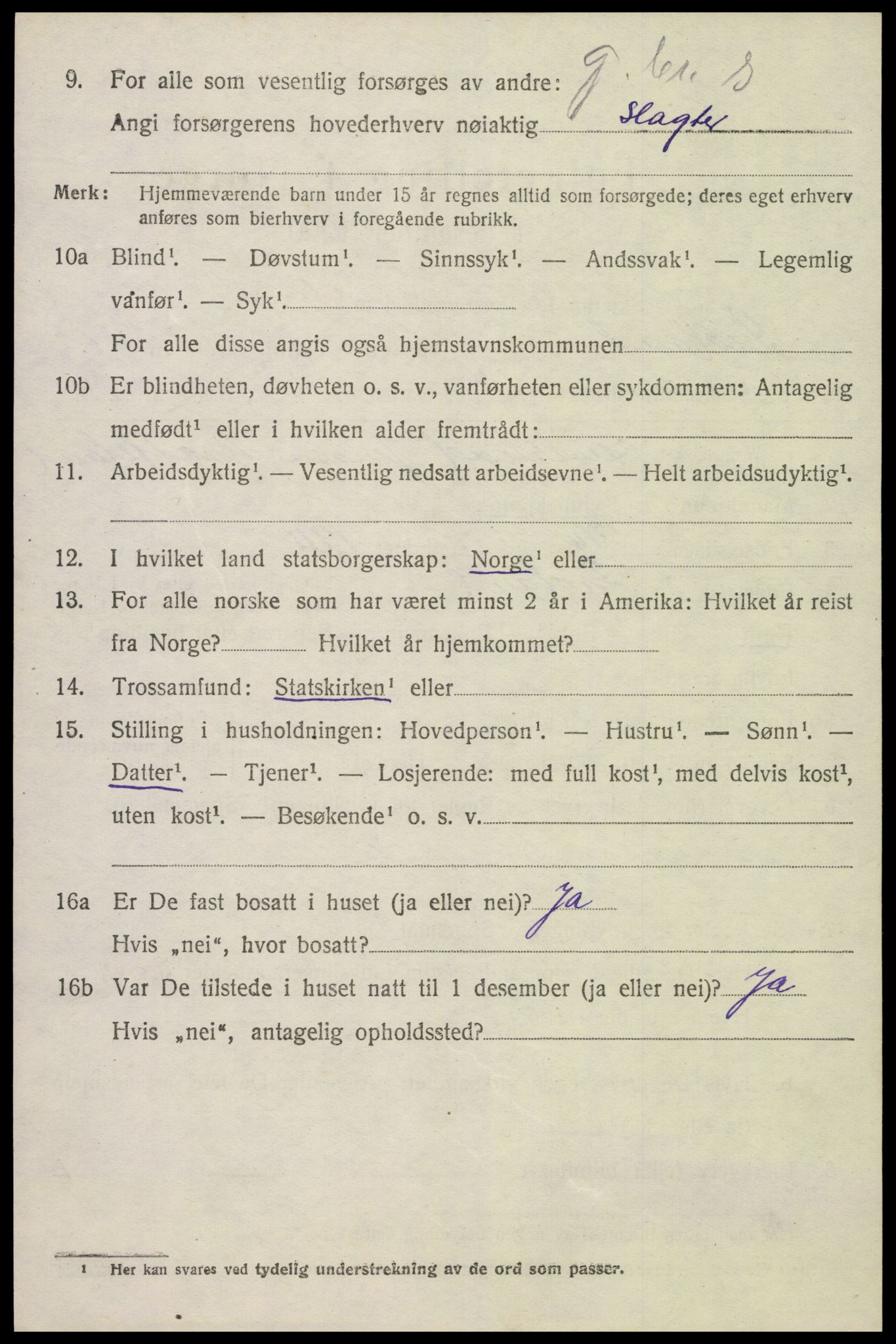 SAK, Folketelling 1920 for 0919 Froland herred, 1920, s. 4212