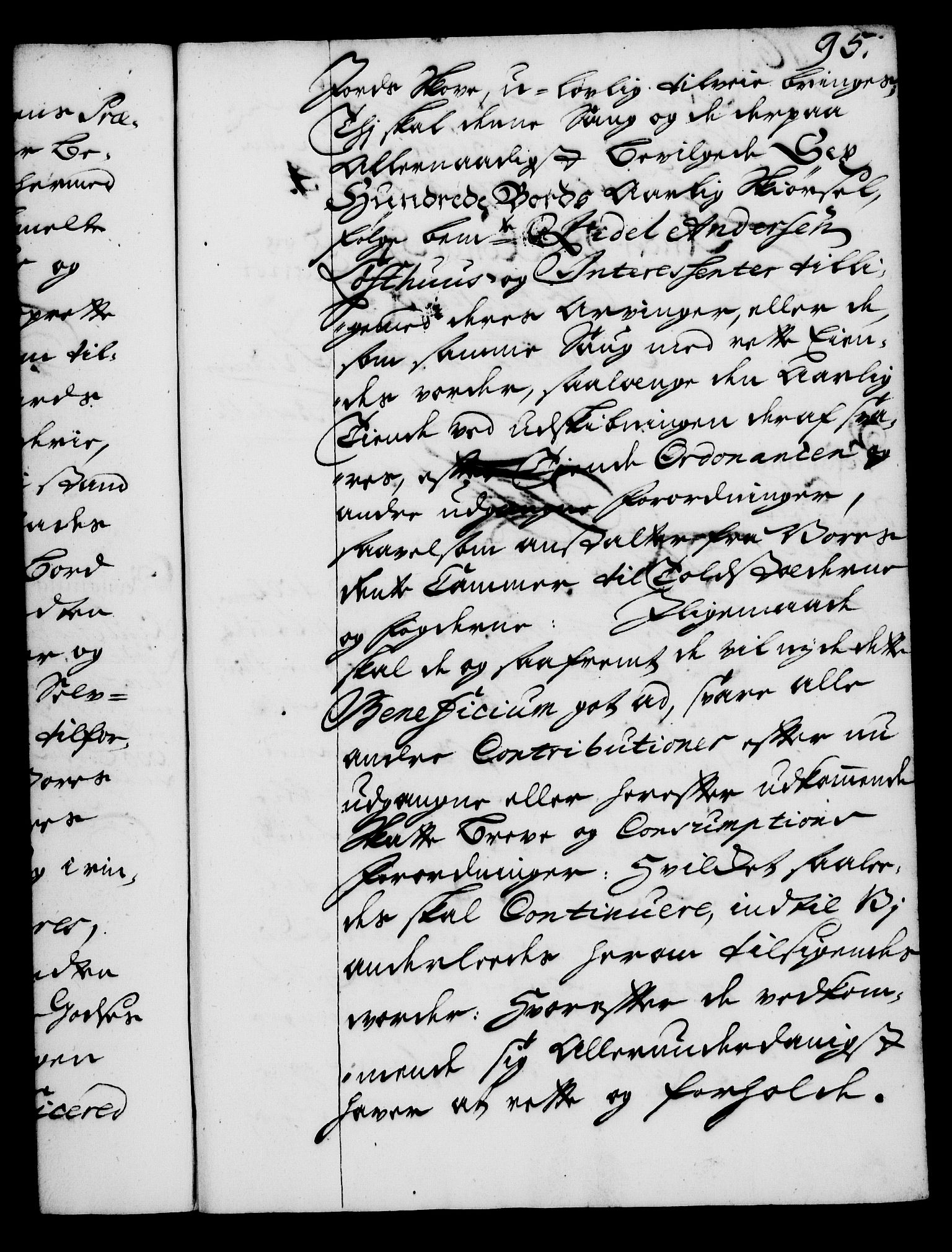 Rentekammeret, Kammerkanselliet, RA/EA-3111/G/Gg/Gga/L0002: Norsk ekspedisjonsprotokoll med register (merket RK 53.2), 1723-1727, s. 95