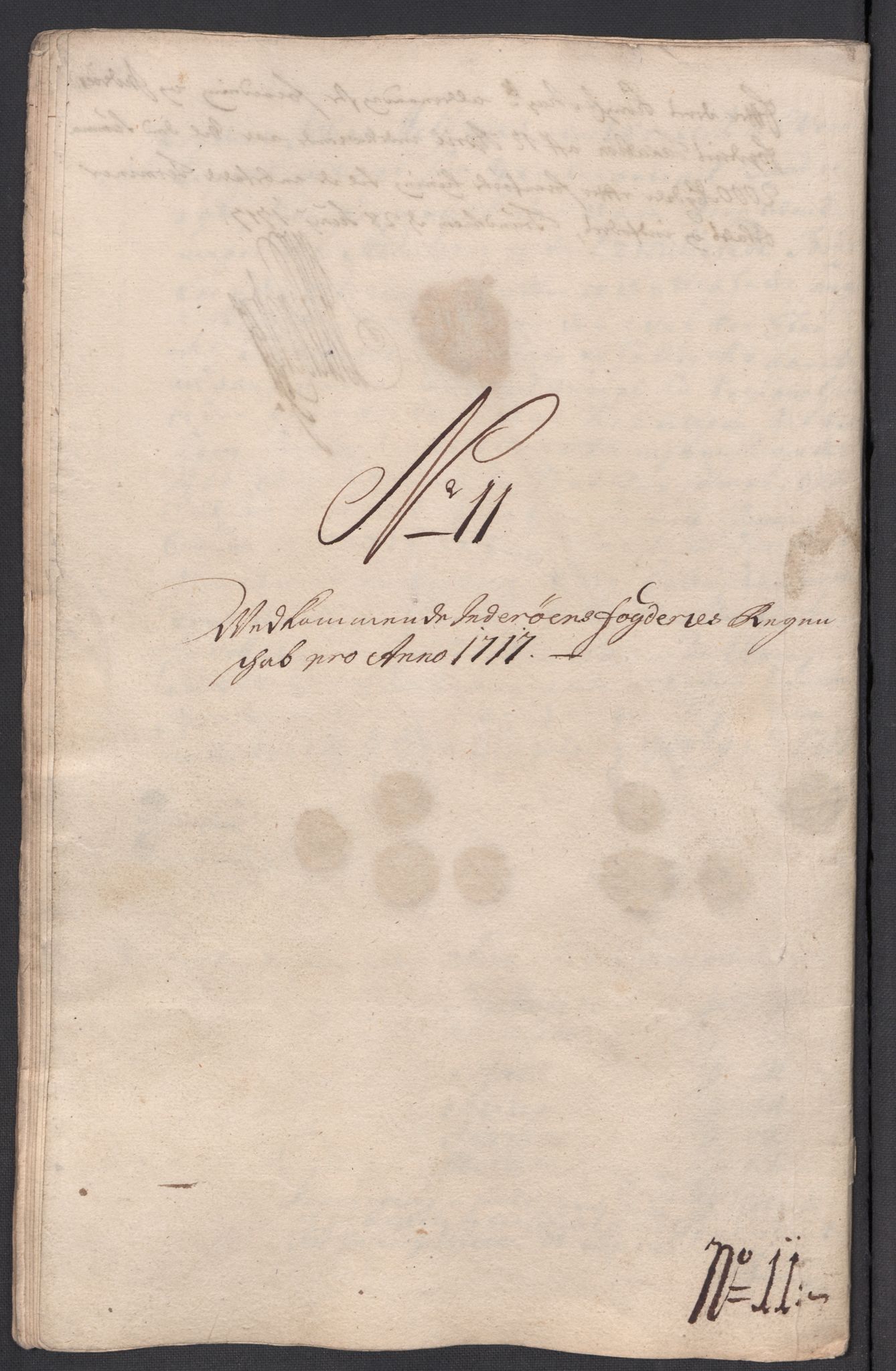 Rentekammeret inntil 1814, Reviderte regnskaper, Fogderegnskap, AV/RA-EA-4092/R63/L4325: Fogderegnskap Inderøy, 1717, s. 167