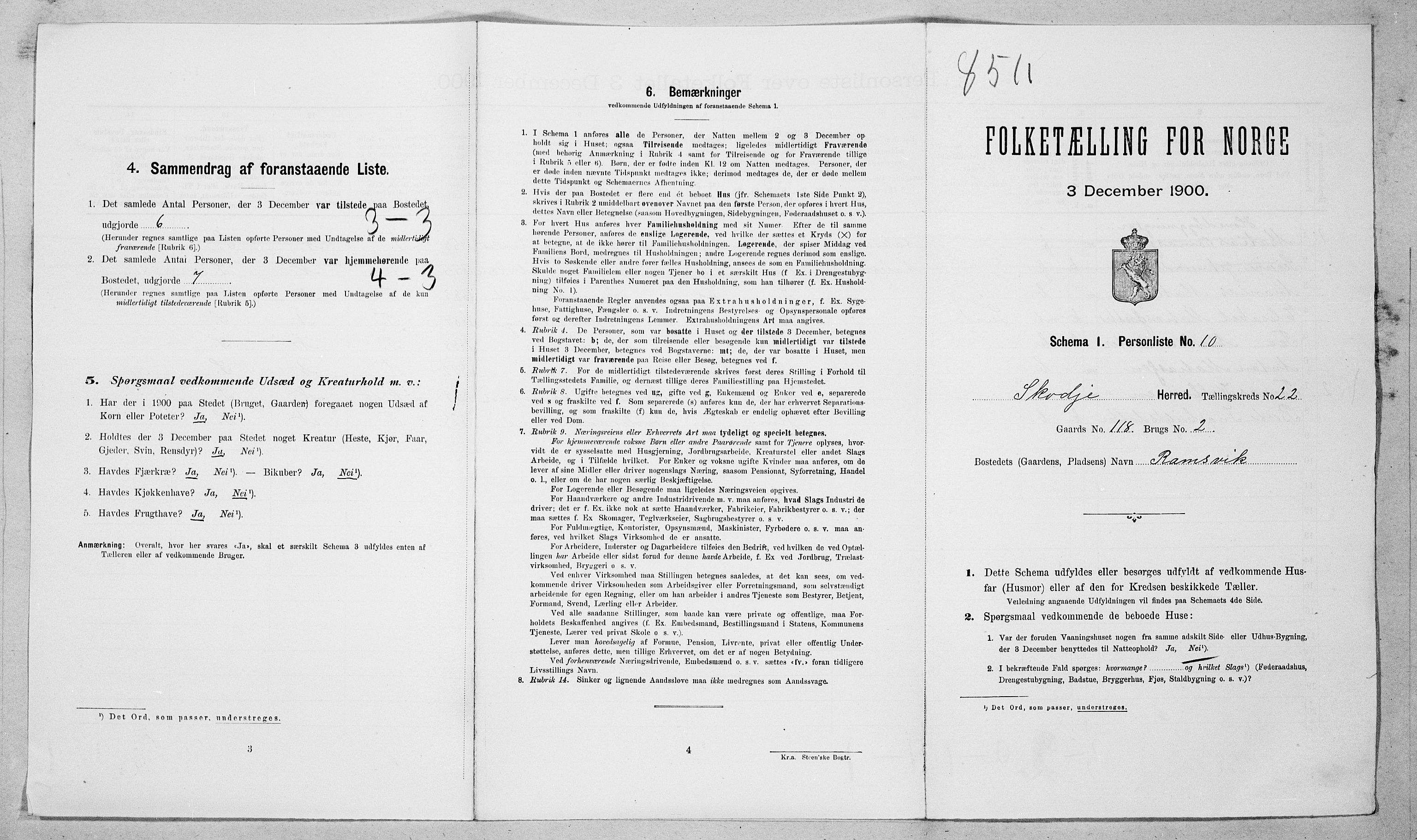 SAT, Folketelling 1900 for 1529 Skodje herred, 1900, s. 1023