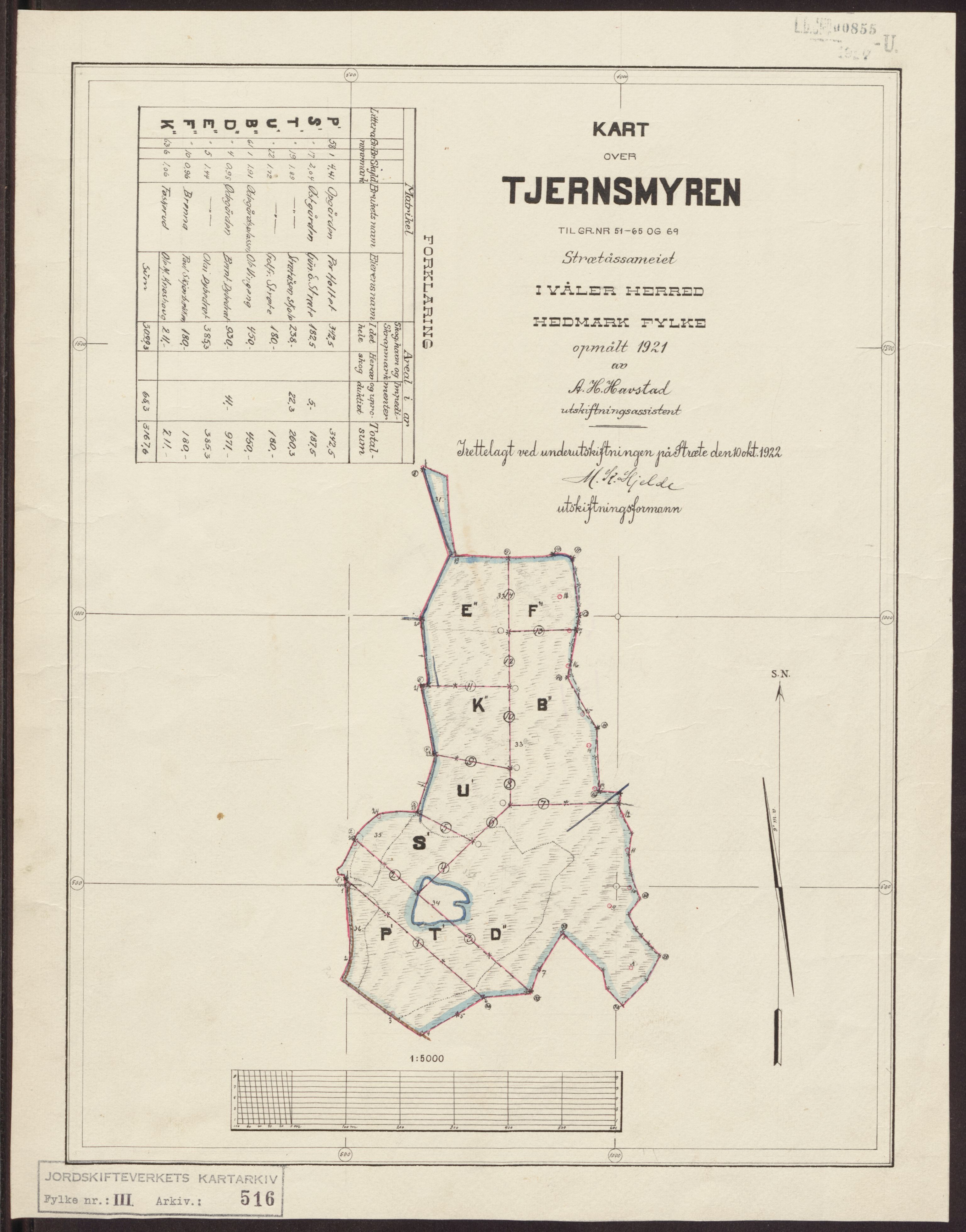 Jordskifteverkets kartarkiv, RA/S-3929/T, 1859-1988, s. 848
