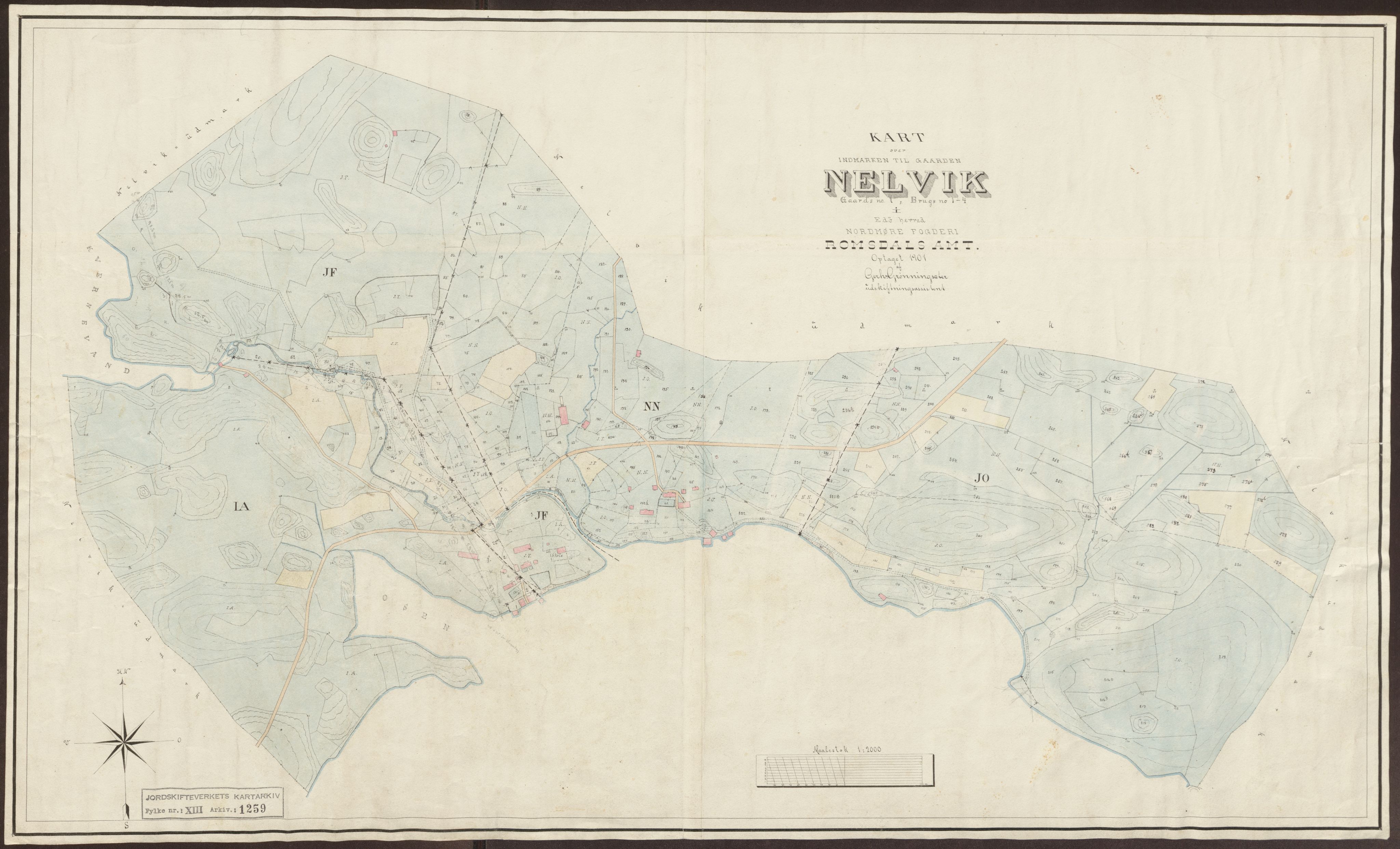 Jordskifteverkets kartarkiv, AV/RA-S-3929/T, 1859-1988, s. 1496
