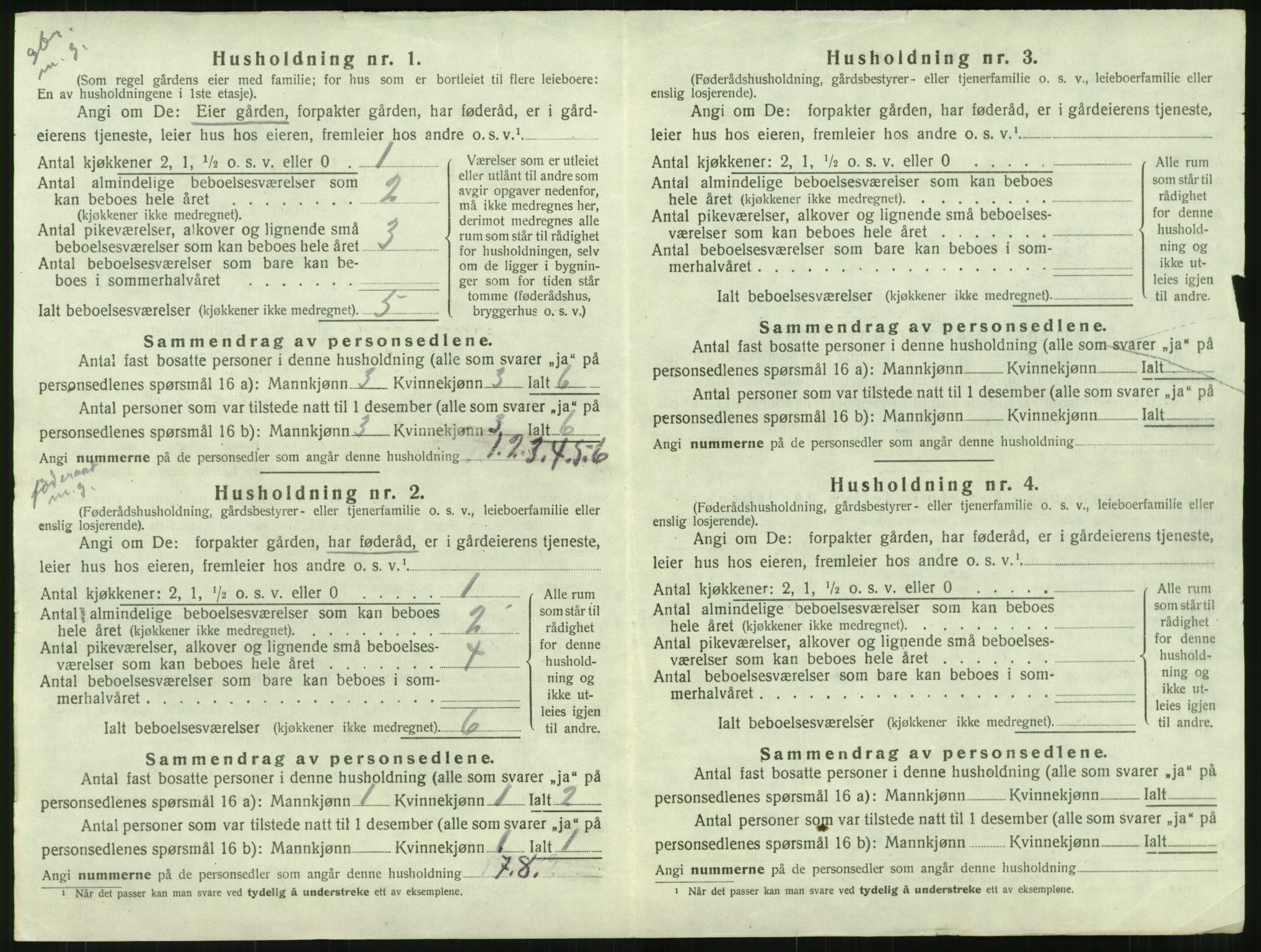 SAT, Folketelling 1920 for 1550 Hustad herred, 1920, s. 732